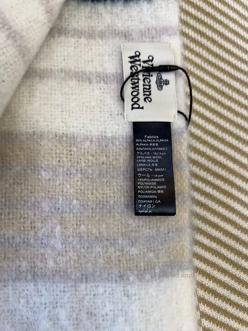 Vivienne Westwood Vivienne Westwood Women's Wool Saturn Scarf Size ONE SIZE - 4 Thumbnail