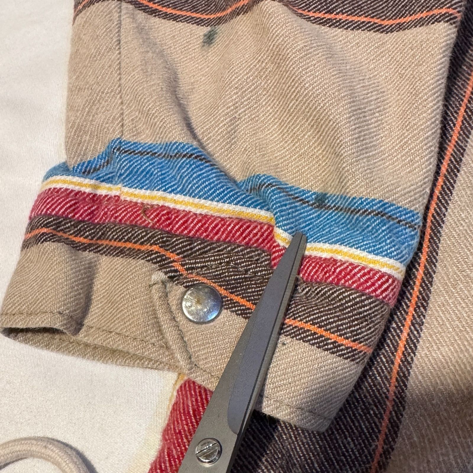 Other Striped Surfer Poncho Baja Hoodie XL Henley Pullover Drug Ru Size US XL / EU 56 / 4 - 3 Thumbnail