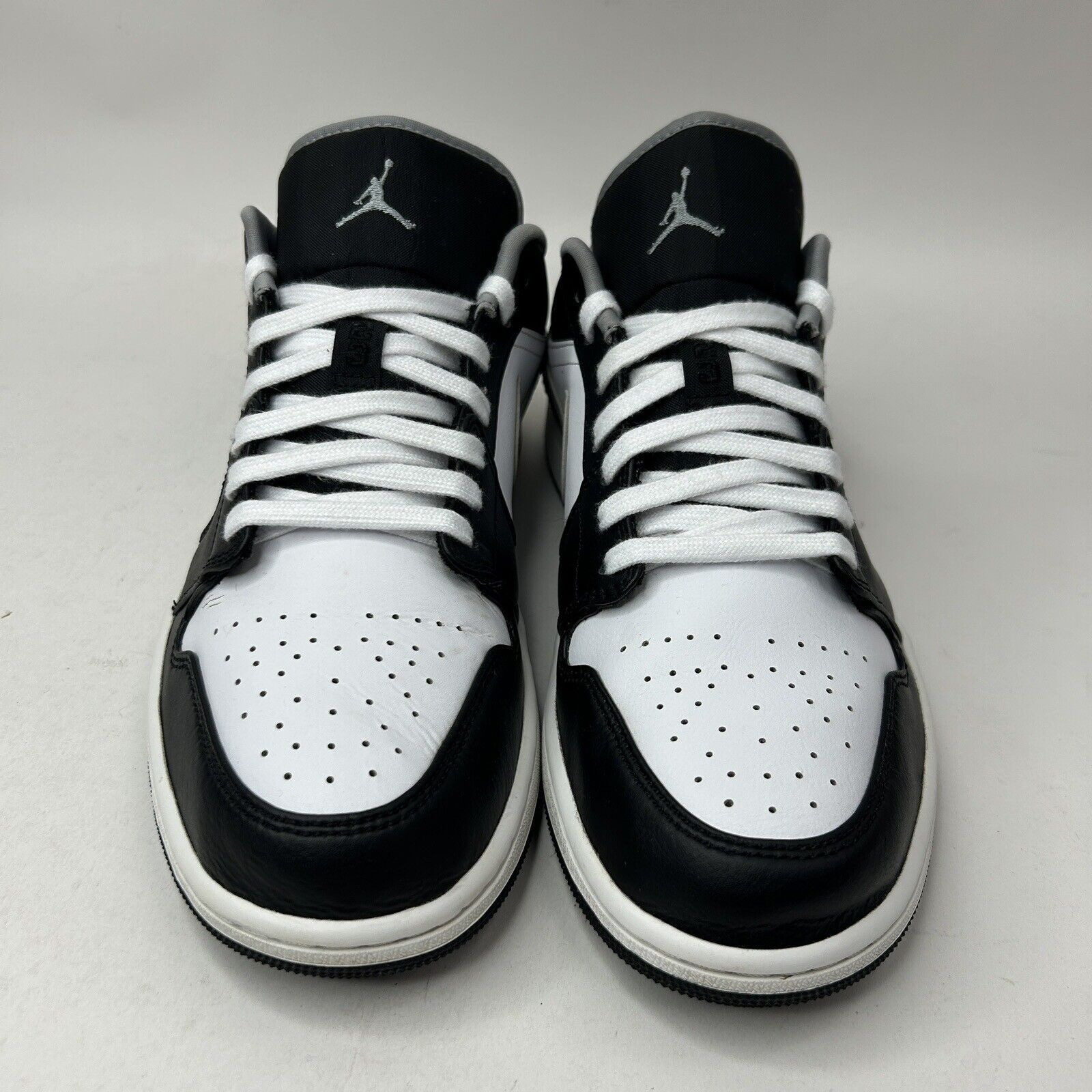 Nike Nike Air Jordan 1 Retro Low “White Black Medium Grey” 2023 Size US 10.5 / EU 43-44 - 2 Thumbnail