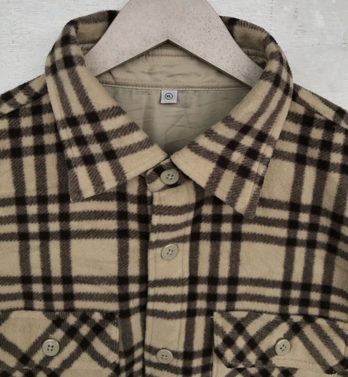 Flannel × Uniqlo × Vintage Vintage Uniqlo Button Up Flannel Fleece jacket Size US XL / EU 56 / 4 - 4 Thumbnail