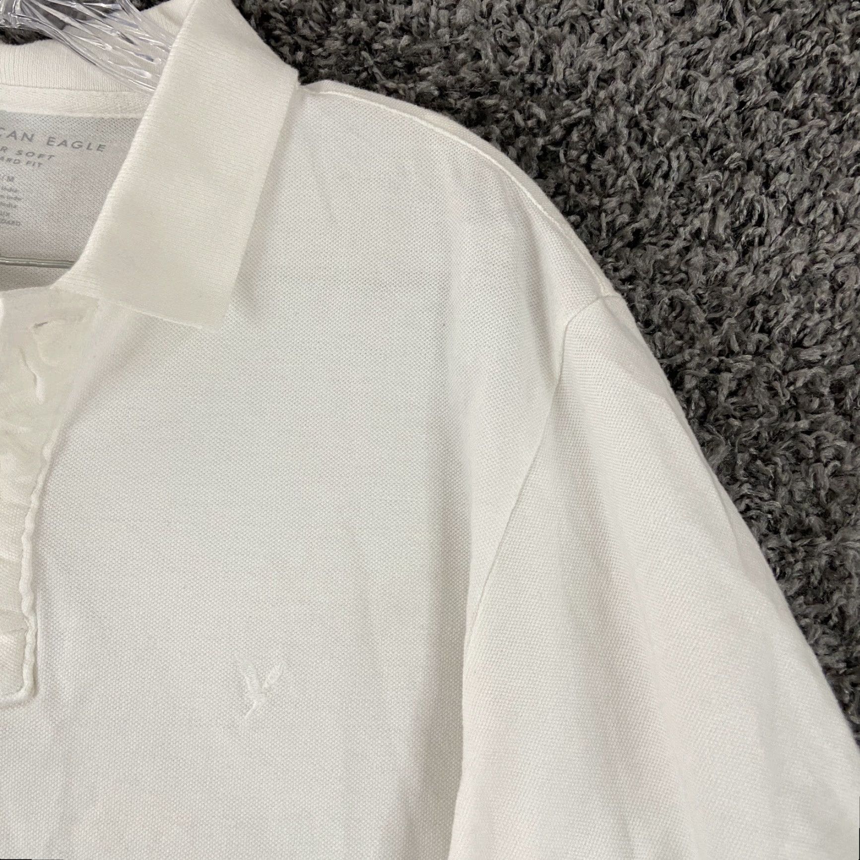 American Eagle Outfitters VINTAGE? No. American Eagle Polo Shirt Men M White Short Sleeve Size M Polo Men White American Eagle Outfitters Short Sleeve Polo Mens Size M Size US M / EU 48-50 / 2 - 4 Thumbnail