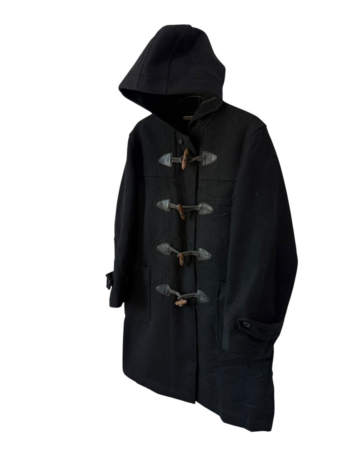 Japanese Brand VAN JAC Duffel Coat Mens Wool Jacket Size US L / EU 52-54 / 3 - 3 Thumbnail