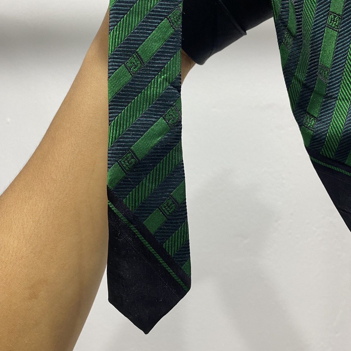 Balmain × Designer × Pierre Balmain Pierre Balmain Monogram Neck Tie Size ONE SIZE - 4 Thumbnail