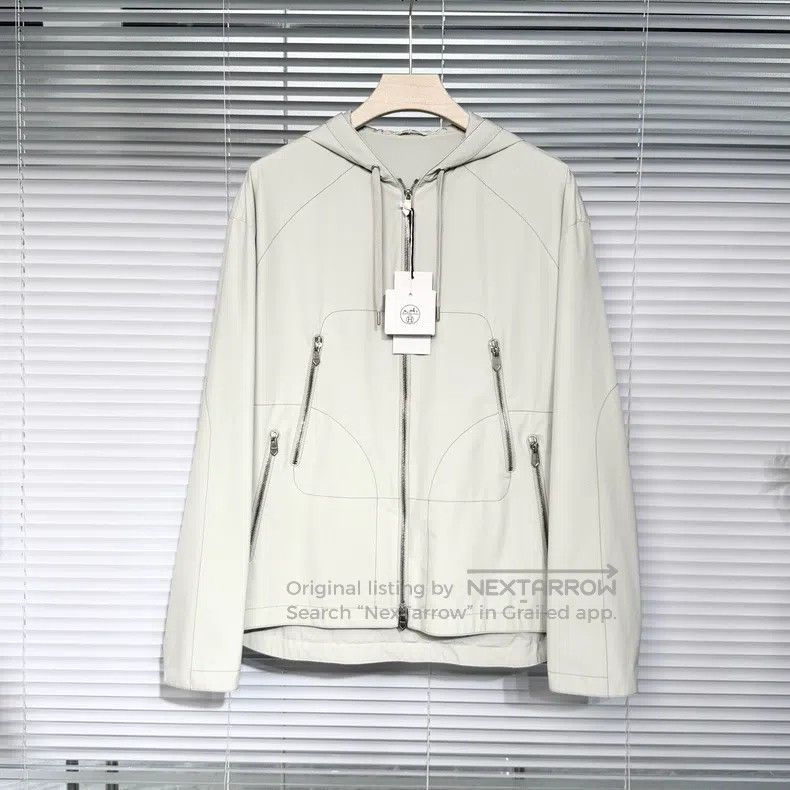 Hermes Hermes Windbreaker jacket, multi-pocket, hooded, tech fabr Size US M / EU 48-50 / 2 - 1 Thumbnail