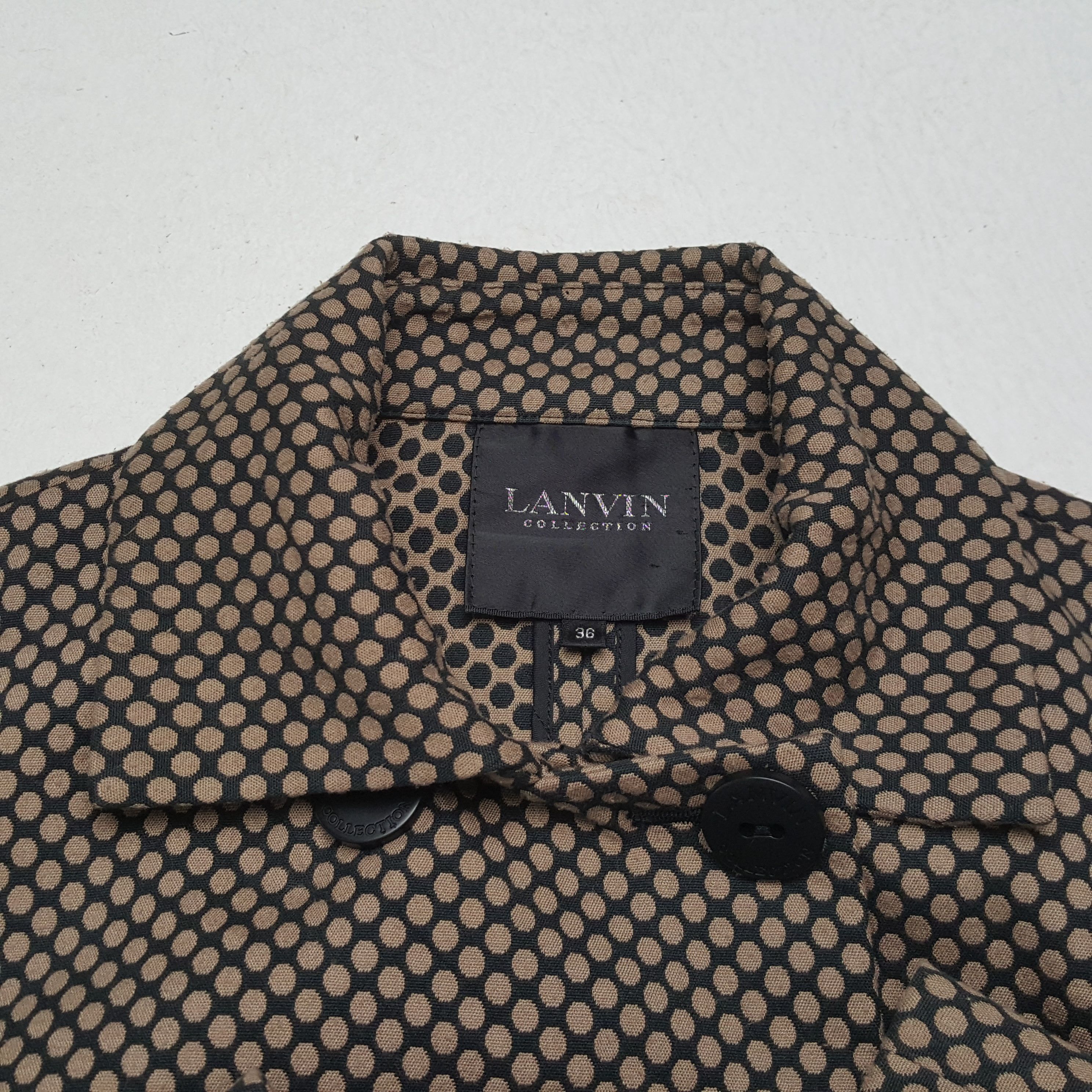 Lanvin × Vintage LANVIN Designer Brand Fashion Style Blazer Size XS / US 0-2 / IT 36-38 - 8 Thumbnail