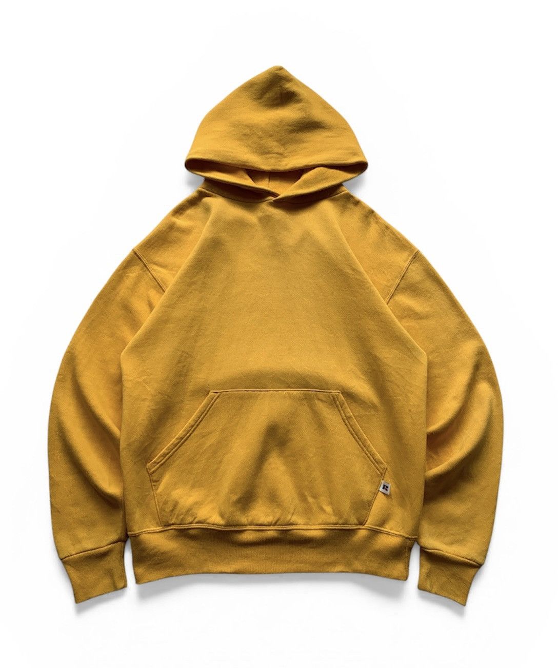 Russell Athletic Vintage Russell Atlethic Blank Yellow Hoodie Size US L / EU 52-54 / 3 - 1 Thumbnail