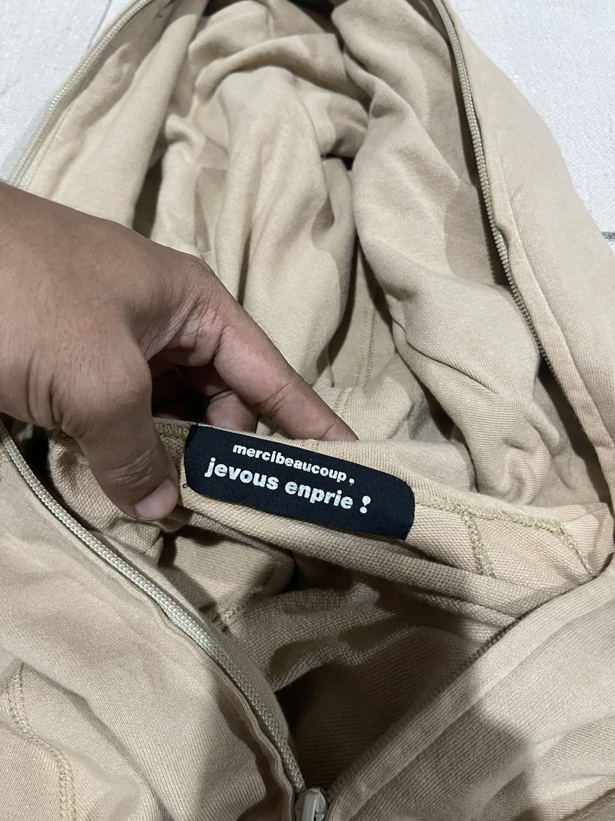 Issey Miyake 1990s ISSEY MIYAKE MERCIBEAUCOUP FULL ZIPPER EARING HOODIE Size US S / EU 44-46 / 1 - 15 Thumbnail