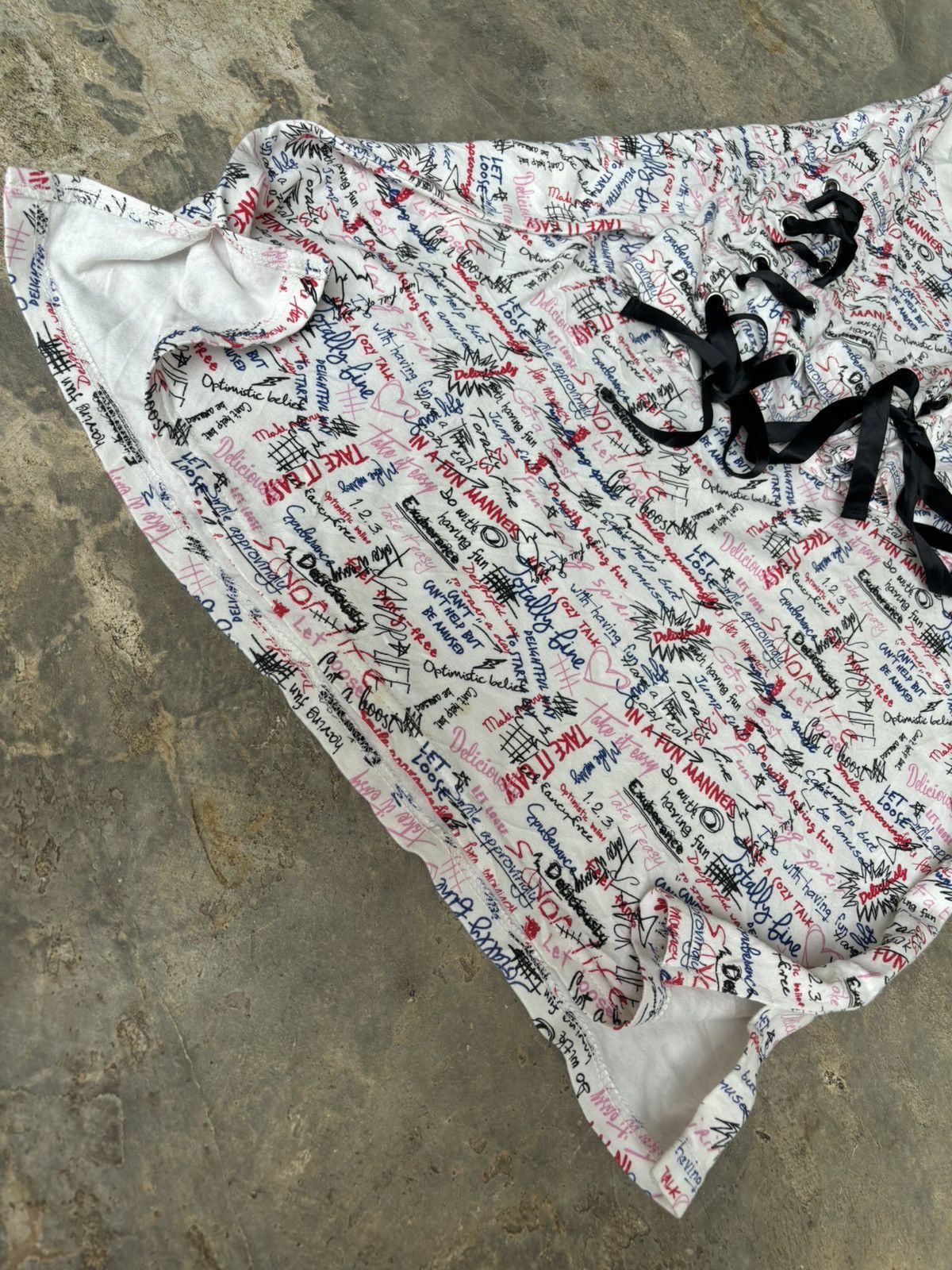 Hysteric Glamour × Japanese Brand Y2k Shinky Ripple Full Print Tshirt Size US M / EU 48-50 / 2 - 4 Thumbnail