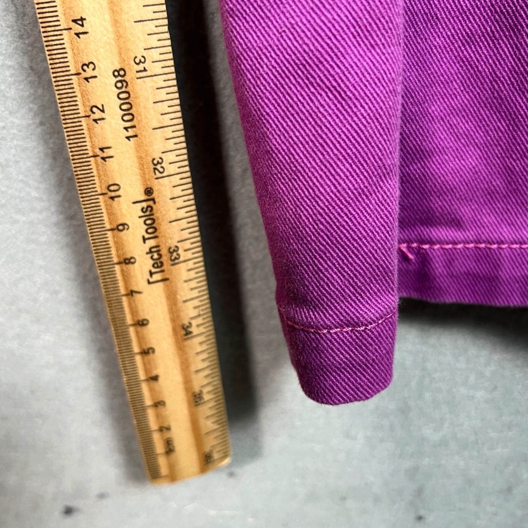 Vintage Aknvas Womens Size 6 Purple High-Waisted Pleated Cotton Blend Trousers Pants Size 28" / US 6 / IT 42 - 7 Thumbnail