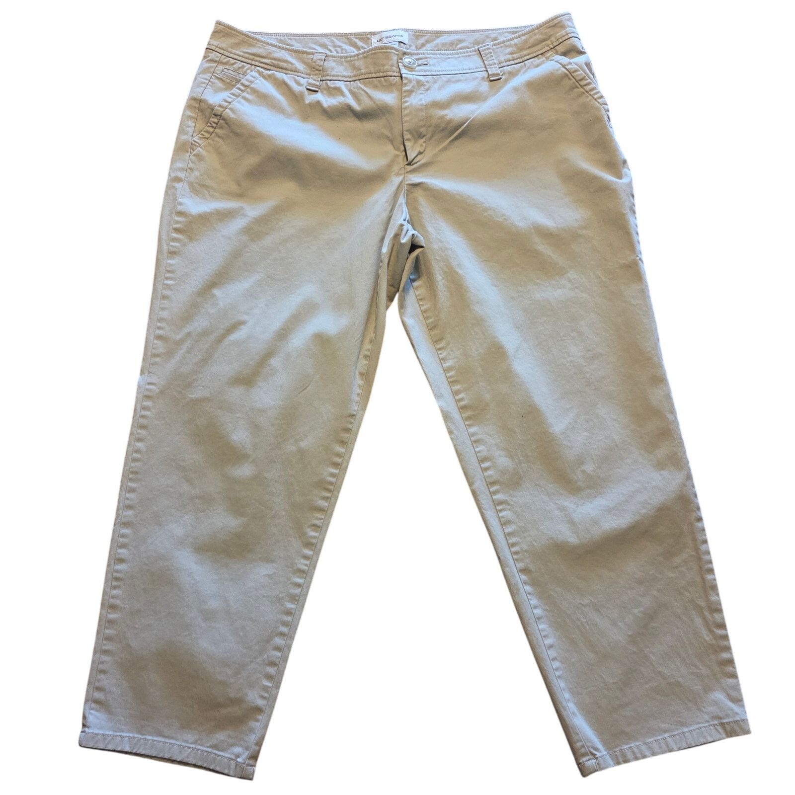 Liz Claiborne Liz Claiborne Classic Khaki Pants - Women's Size 18 Size 40" / US 18 - 3 Thumbnail