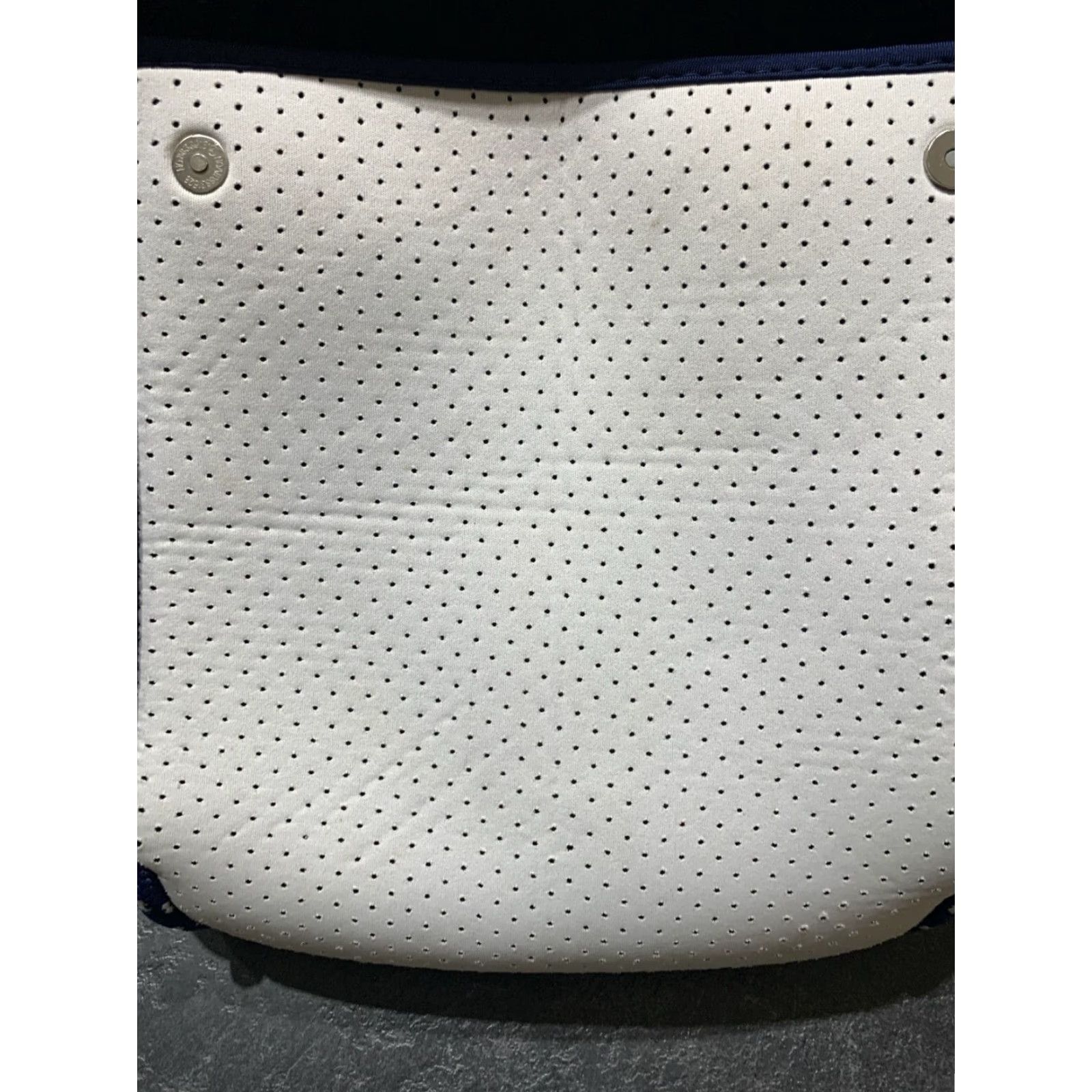 Vintage VINTAGE Ah Dorned Large Navy Neoprene Star Tote Bag for Women Size ONE SIZE - 3 Thumbnail