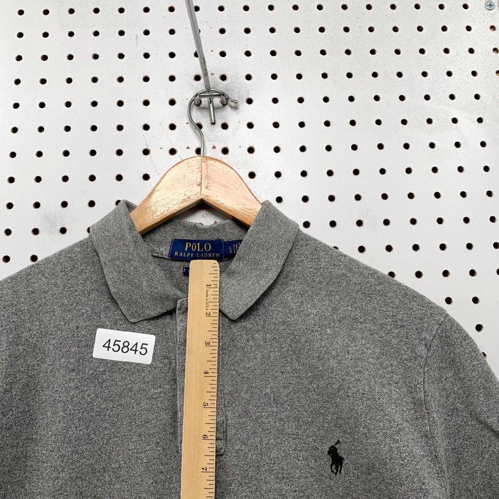 Polo Ralph Lauren Polo Ralph Lauren Shirt Mens Large Gray Classic Fit Short Sleeve Preppy Casual Size US L / EU 52-54 / 3 - 7 Thumbnail