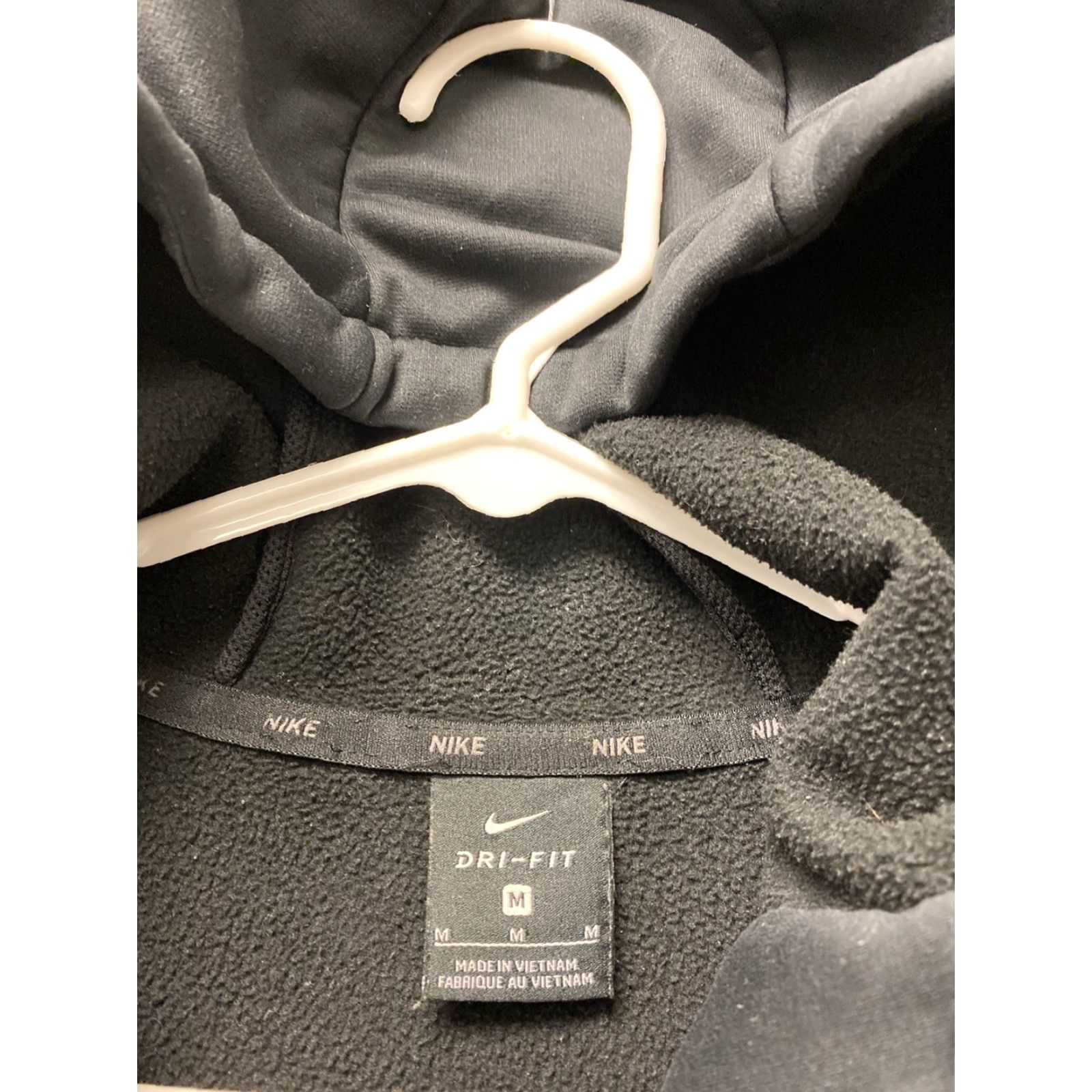 Nike NIKE Hoodie Jacket Mens M Black Full Zip Stretch Activewear Size US M / EU 48-50 / 2 - 3 Thumbnail