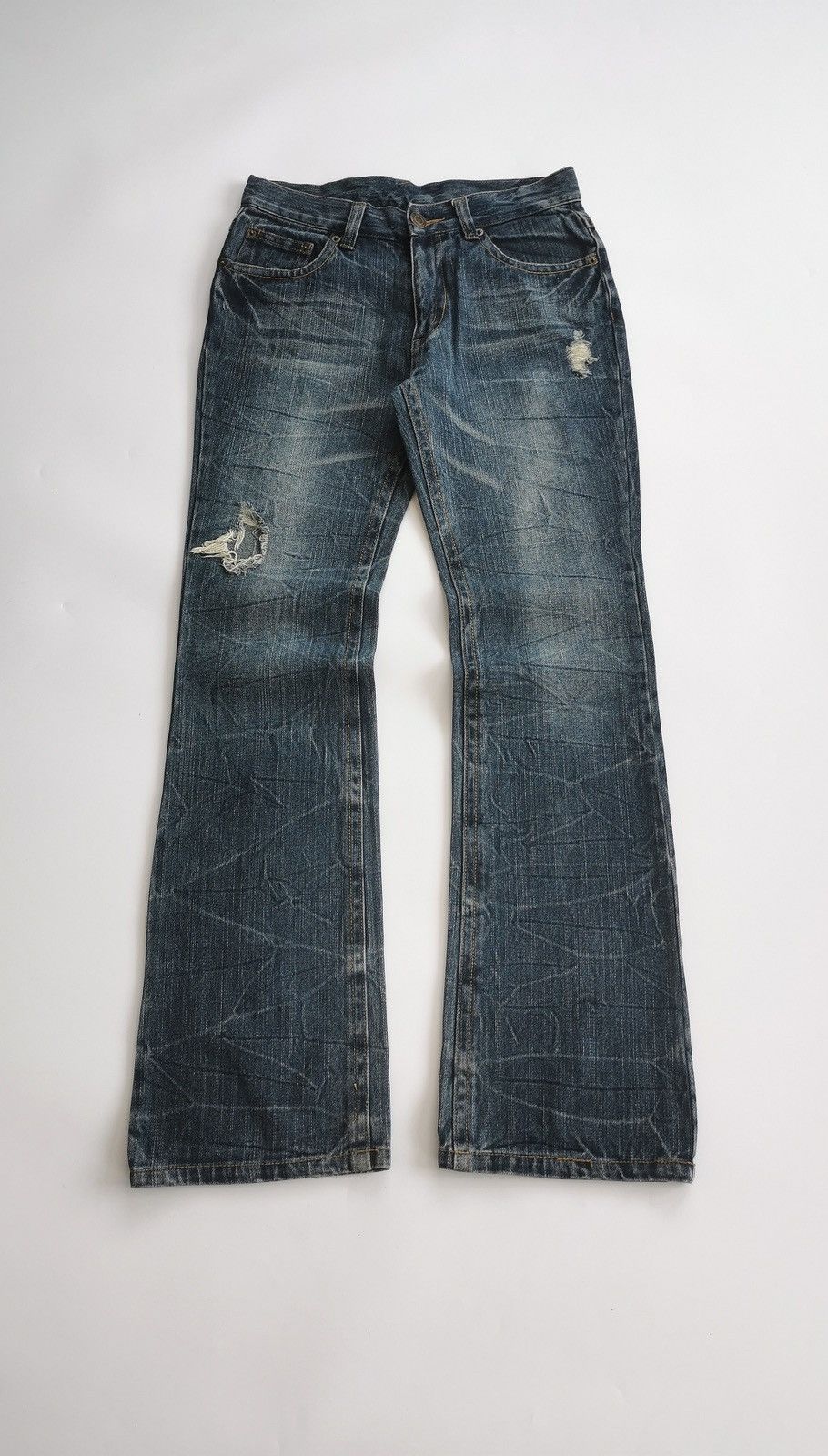Other Unbrand Bootcut Clawmark Denim Jeans Size US 29 - 2 Thumbnail