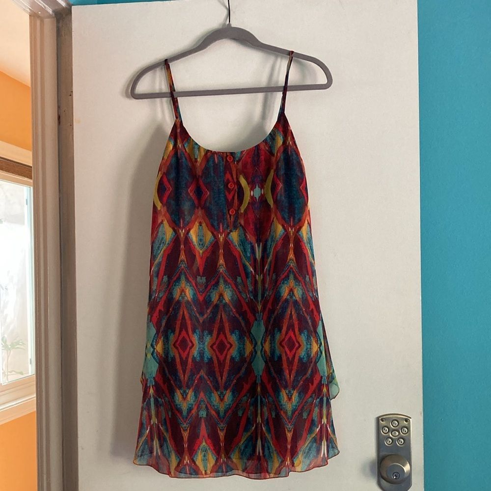 Alice + Olivia Alice & Olivia Rhi Size S Red Flouncy Mini Dress Adjustable Size S / US 4 / IT 40 - 13 Thumbnail