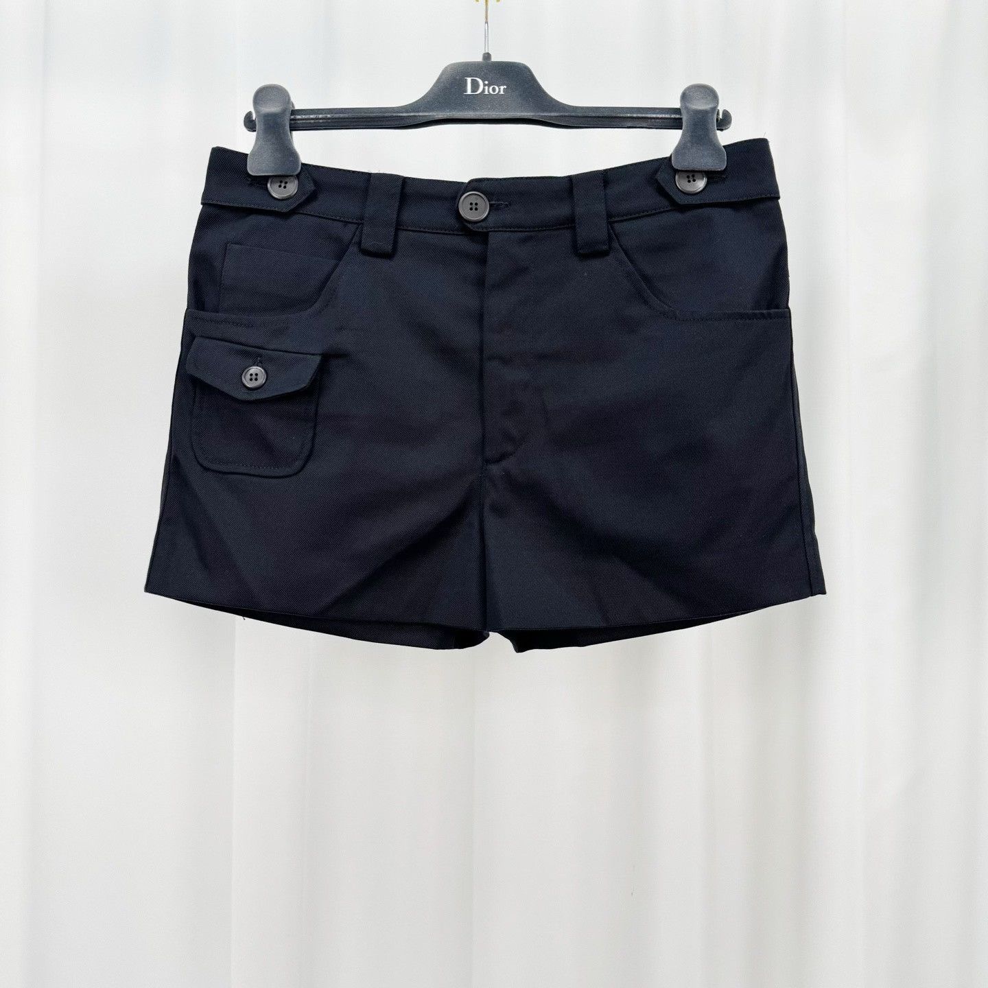 Miu Miu Miu Miu Black Pocket Casual Shorts Size 40" / US 18 - 1 Thumbnail
