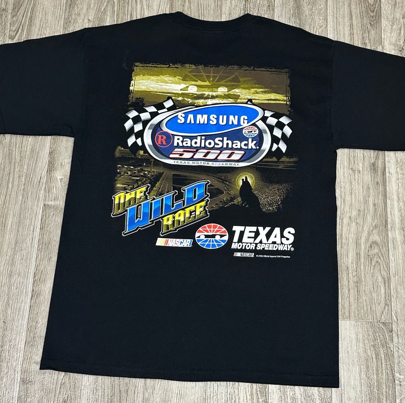 NASCAR × Vintage VTG Y2K Texas Motor Speedway RadioShack 500 Nascar T-Shirt Size US L / EU 52-54 / 3 - 4 Thumbnail