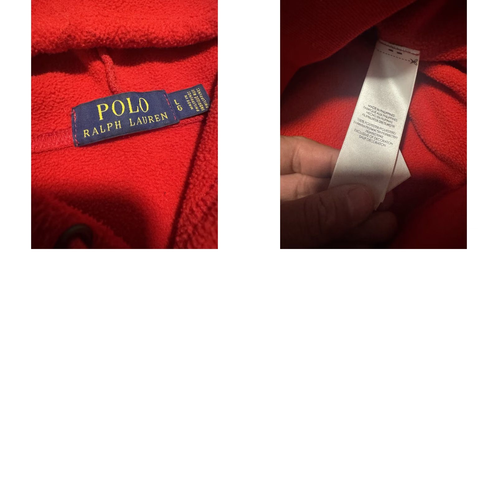 Polo Ralph Lauren Polo Ralph Lauren Hoodie Men’s Large Red Pullover Fleece USA Flag Logo Size US L / EU 52-54 / 3 - 9 Thumbnail