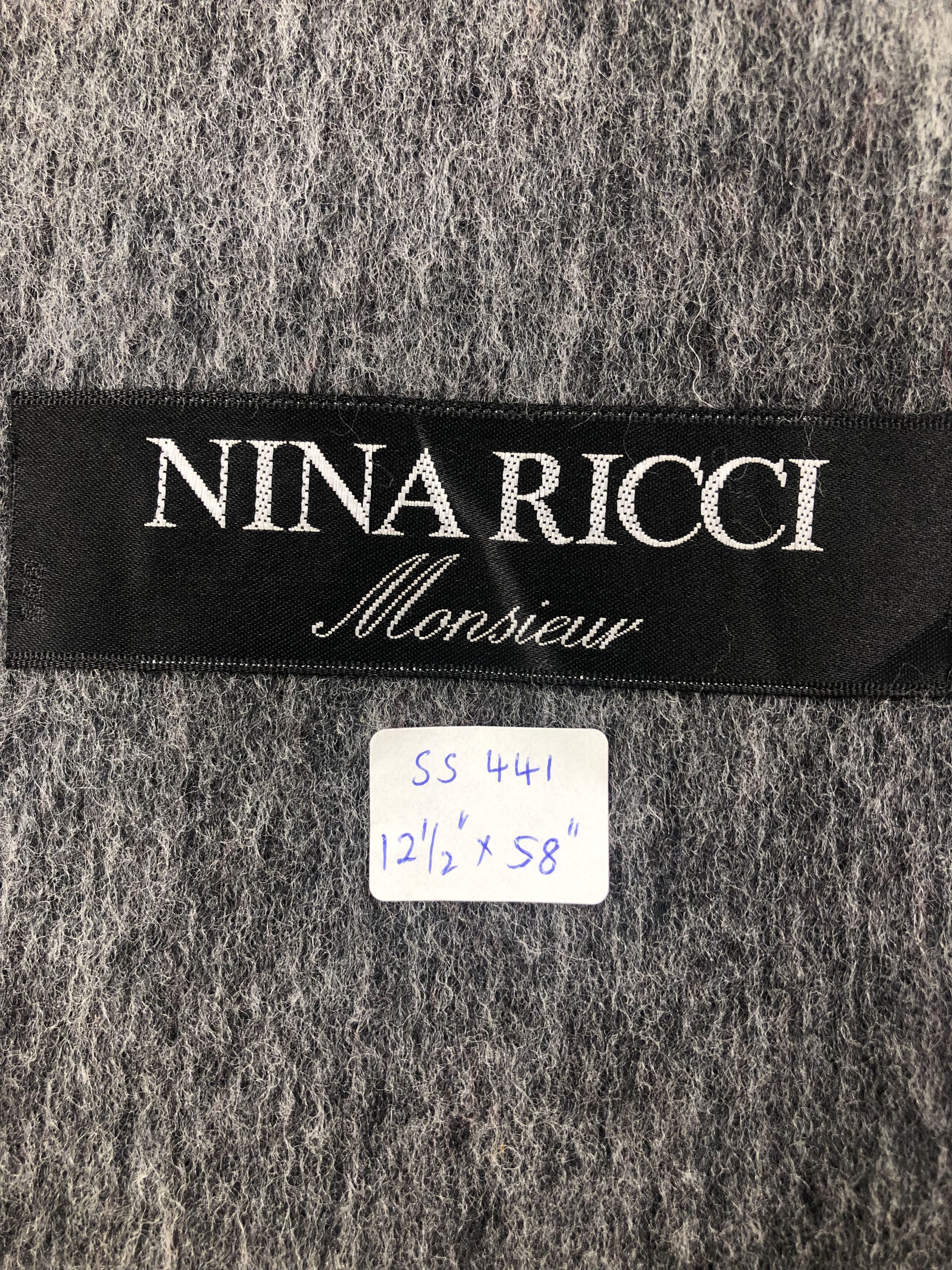 Nina Ricci × Vintage Nina Ricci Scarf / Muffler / Neckwear Size ONE SIZE - 3 Thumbnail