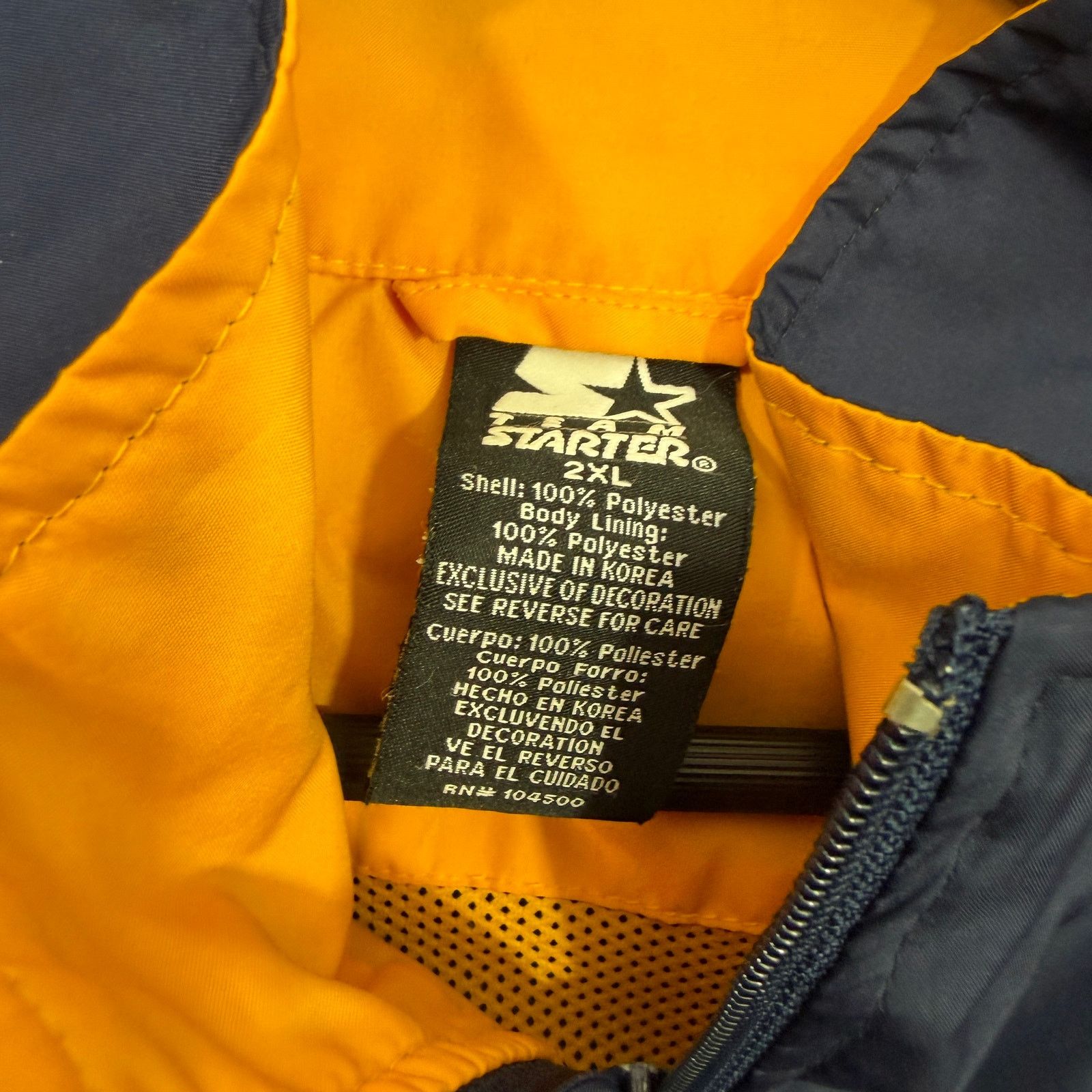 Vintage Vintage Starter Michigan Wolverines Windbreaker Jacket 2XL Size US XXL / EU 58 / 5 - 4 Thumbnail