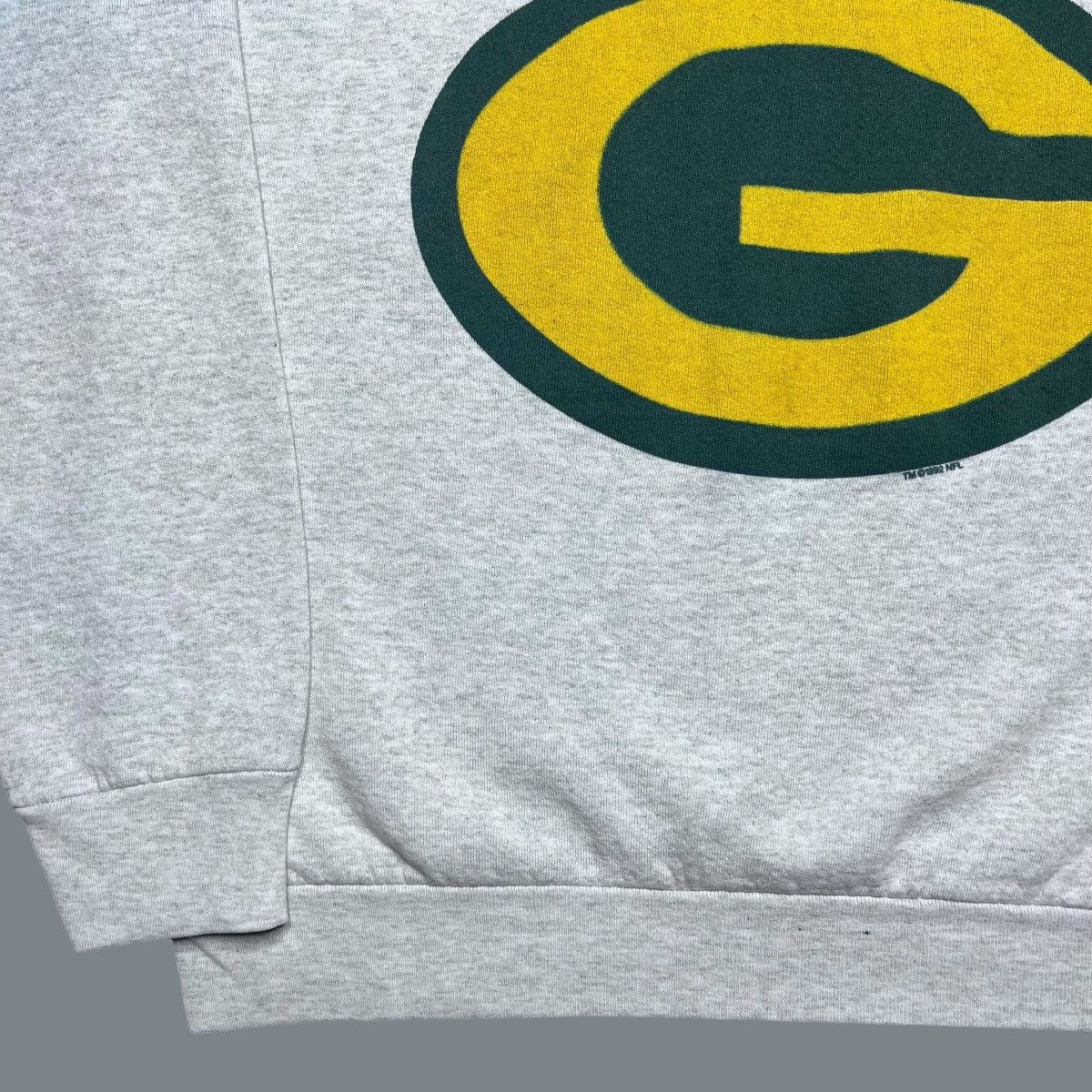NFL × Vintage 1992 NFL Green Bay Packers Big Print 3D Spell Out Sweatshir Size US XL / EU 56 / 4 - 15 Thumbnail
