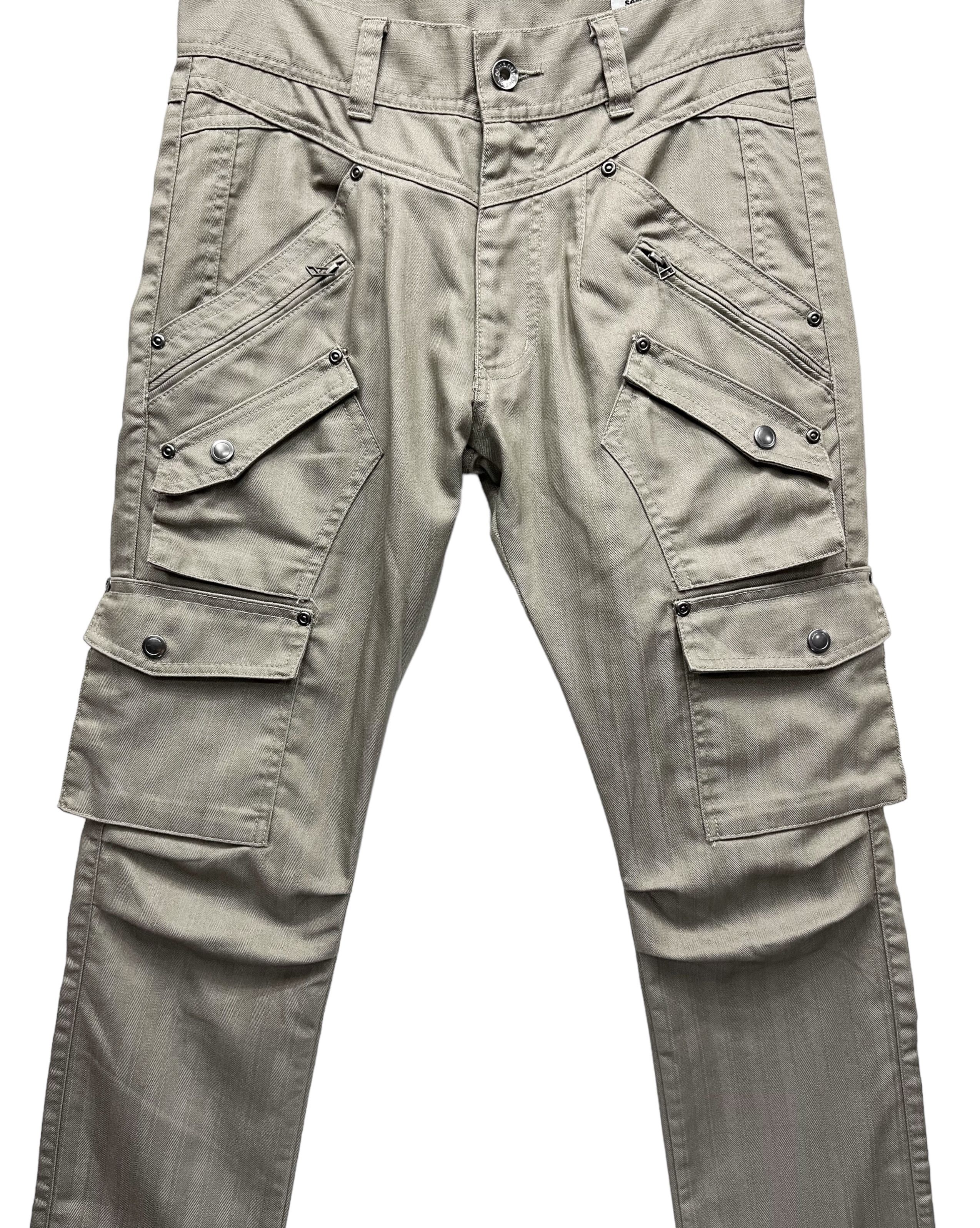 semanticdesign SEMANTIC Multipocket Bush Cargo Techwear Street Pants Size US 28 / EU 44 - 2 Thumbnail