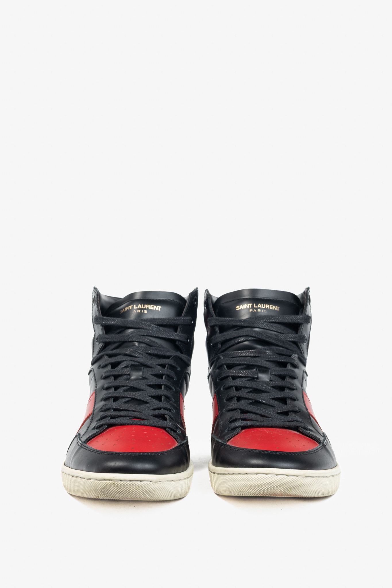 Saint Laurent Paris Saint Laurent SL/10H High Court Classic High-Top Sneakers Size US 10 / EU 43 - 2 Thumbnail