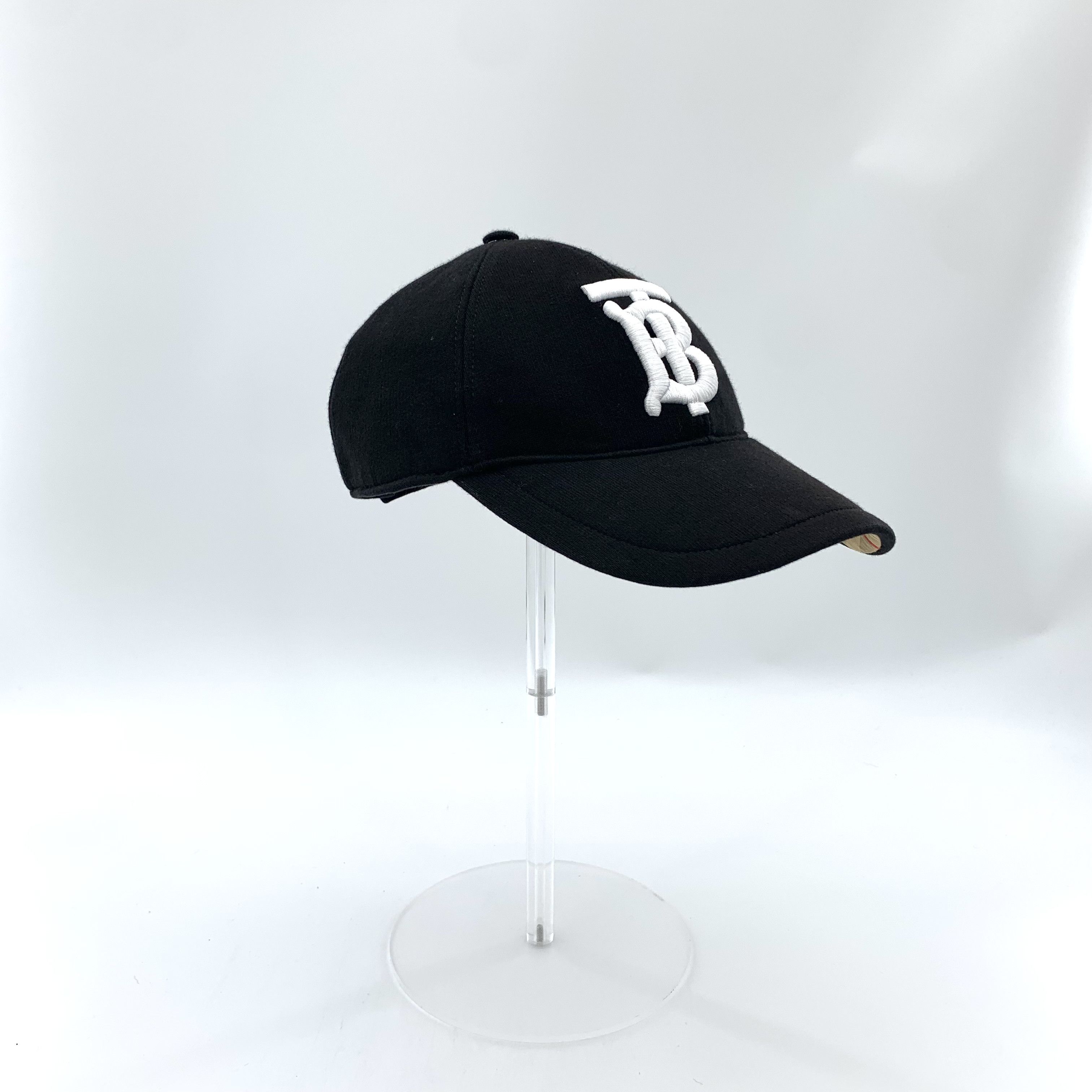 Japanese Brand Burberry TB Embroidered Cotton Cap (S) Size ONE SIZE - 4 Thumbnail