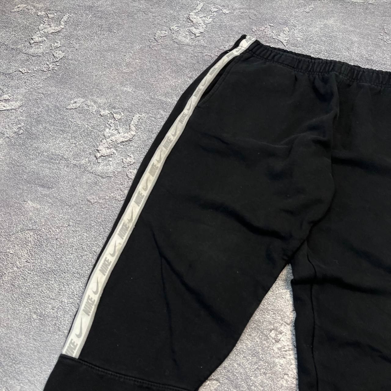 Nike Vintage Nike Black Drill Baggy Sweatpants Pants Sz M Size US 33 - 4 Thumbnail