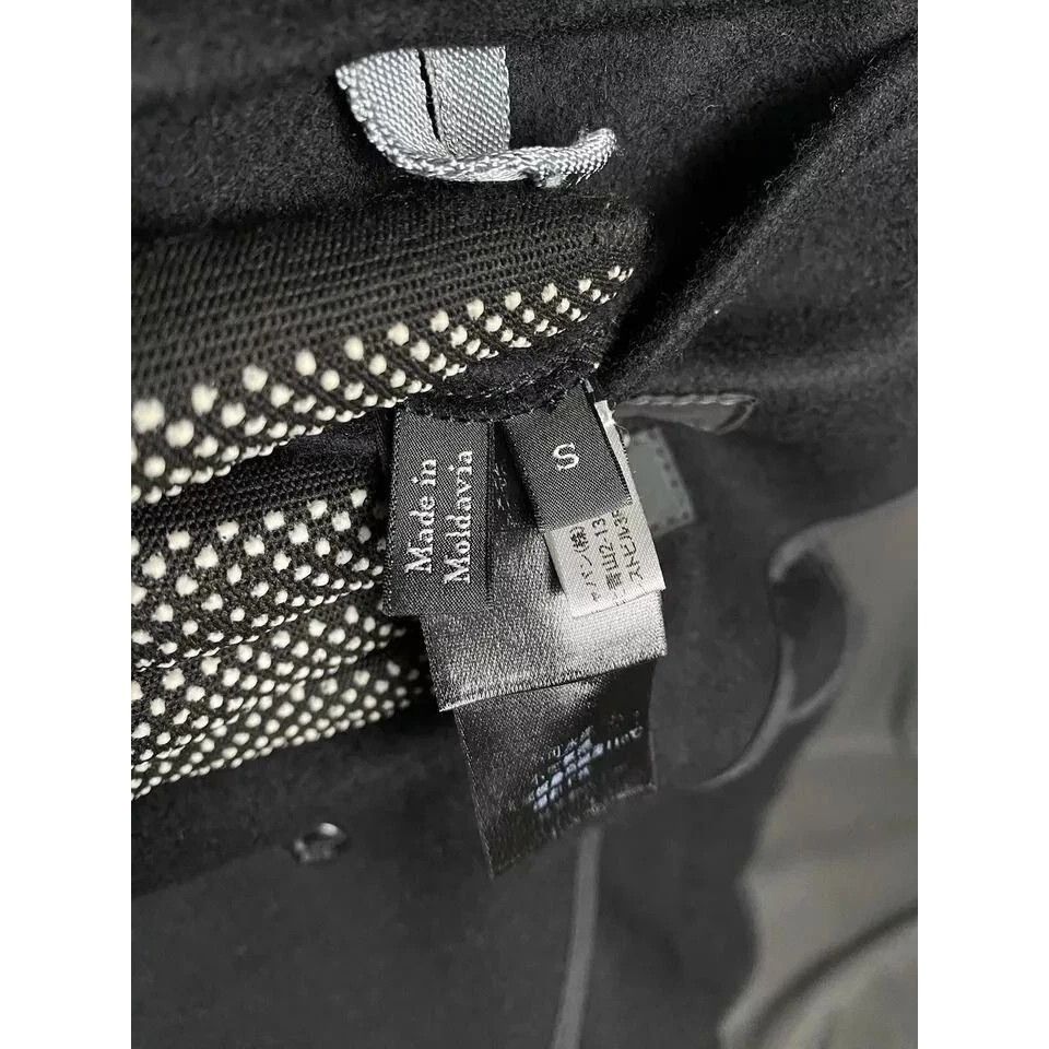 Ermenegildo Zegna MINT! ZZegna Men's Black Wool Double Breasted Pea Coat Size Size US S / EU 44-46 / 1 - 11 Thumbnail