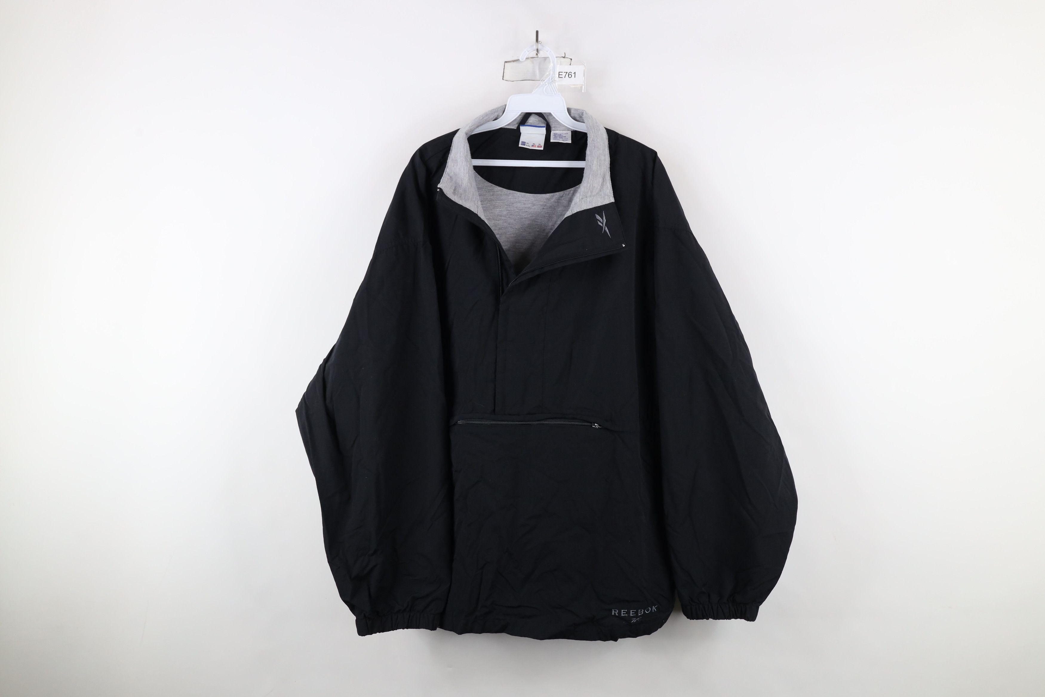 Reebok × Vintage Vintage 90s Reebok Lined Pullover Anorak Windbreaker Jacket Size US XL / EU 56 / 4 - 1 Thumbnail
