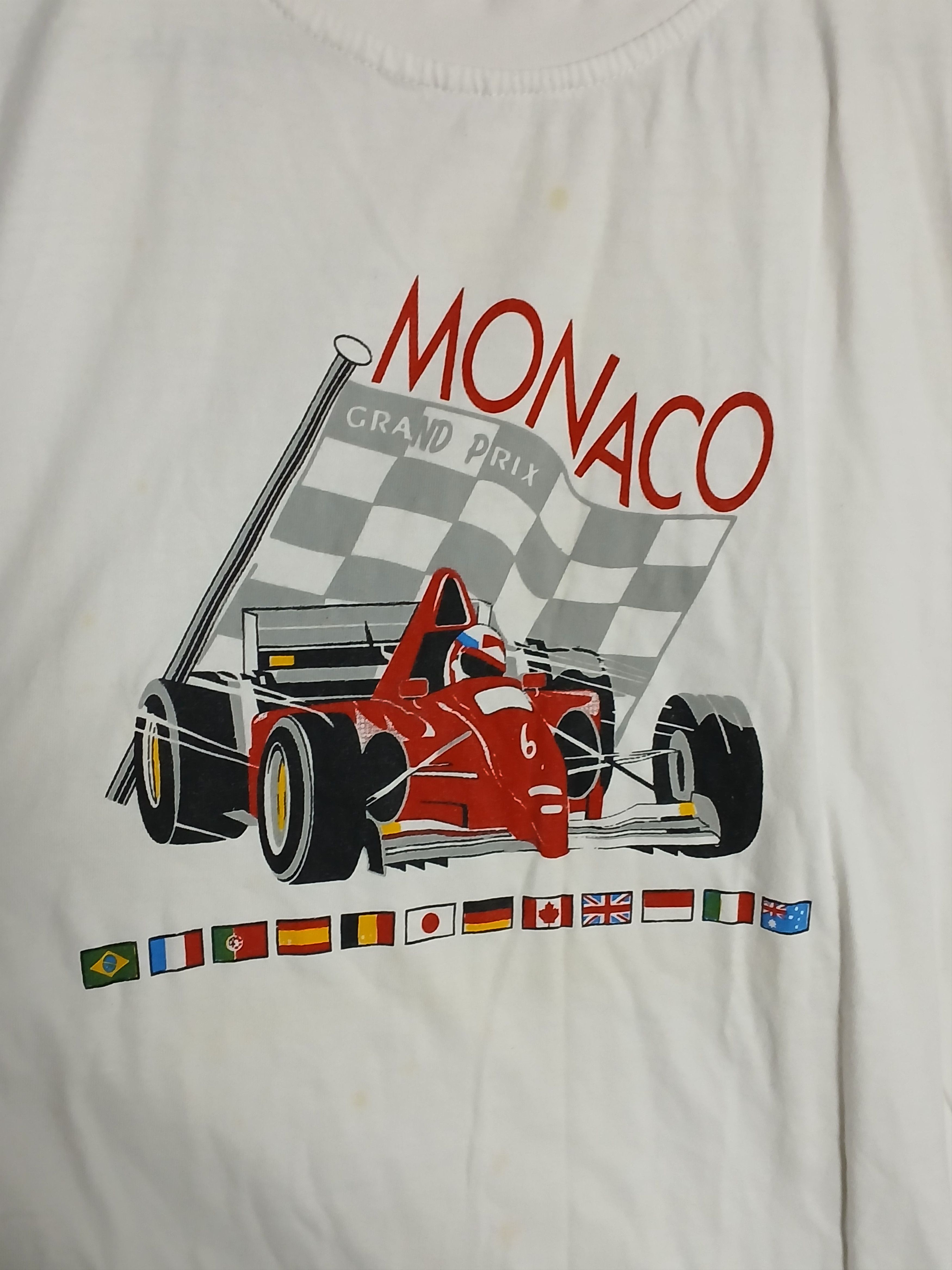 Formula 1 × Vintage Vintage Formula 1 Monaco Grand Prix Racing T-Shirt Size US M / EU 48-50 / 2 - 3 Thumbnail