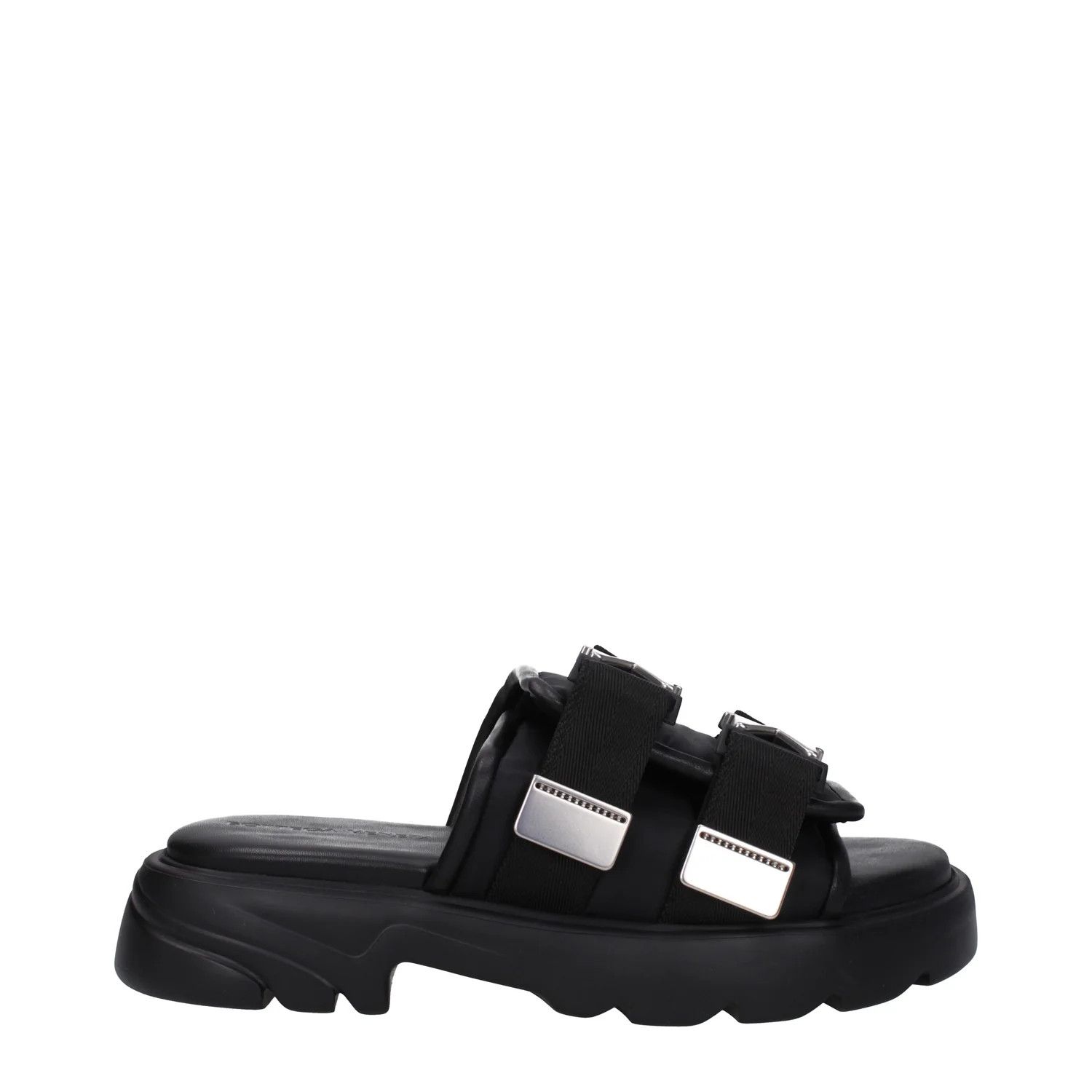 Bottega Veneta ob1o1e0325 Fabric Slippers in Black Size US 10 / EU 43 - 1 Thumbnail