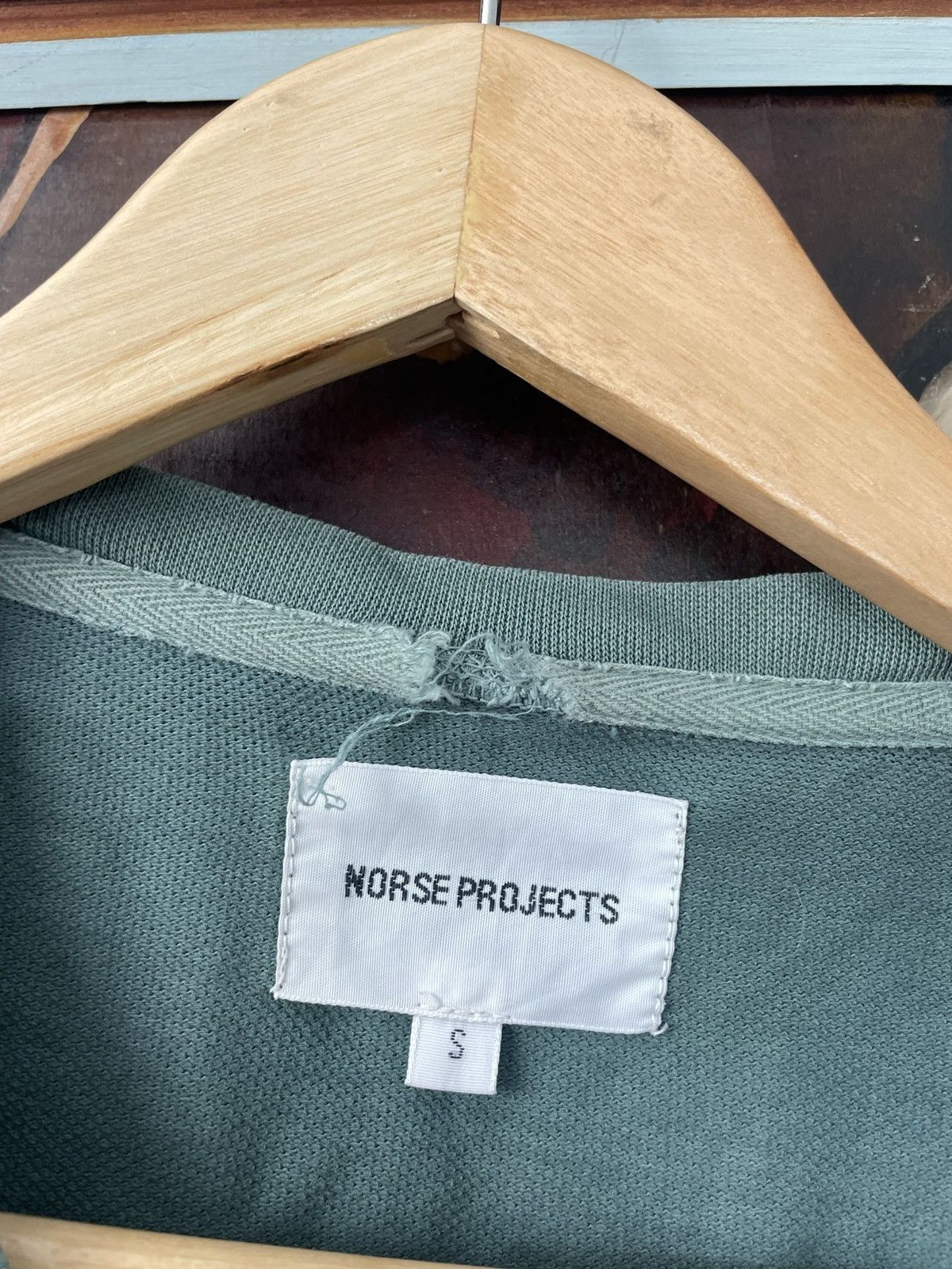 Norse Projects Norse Project Washed Green Basic Ls High Quality Longsleeve Size US S / EU 44-46 / 1 - 3 Thumbnail