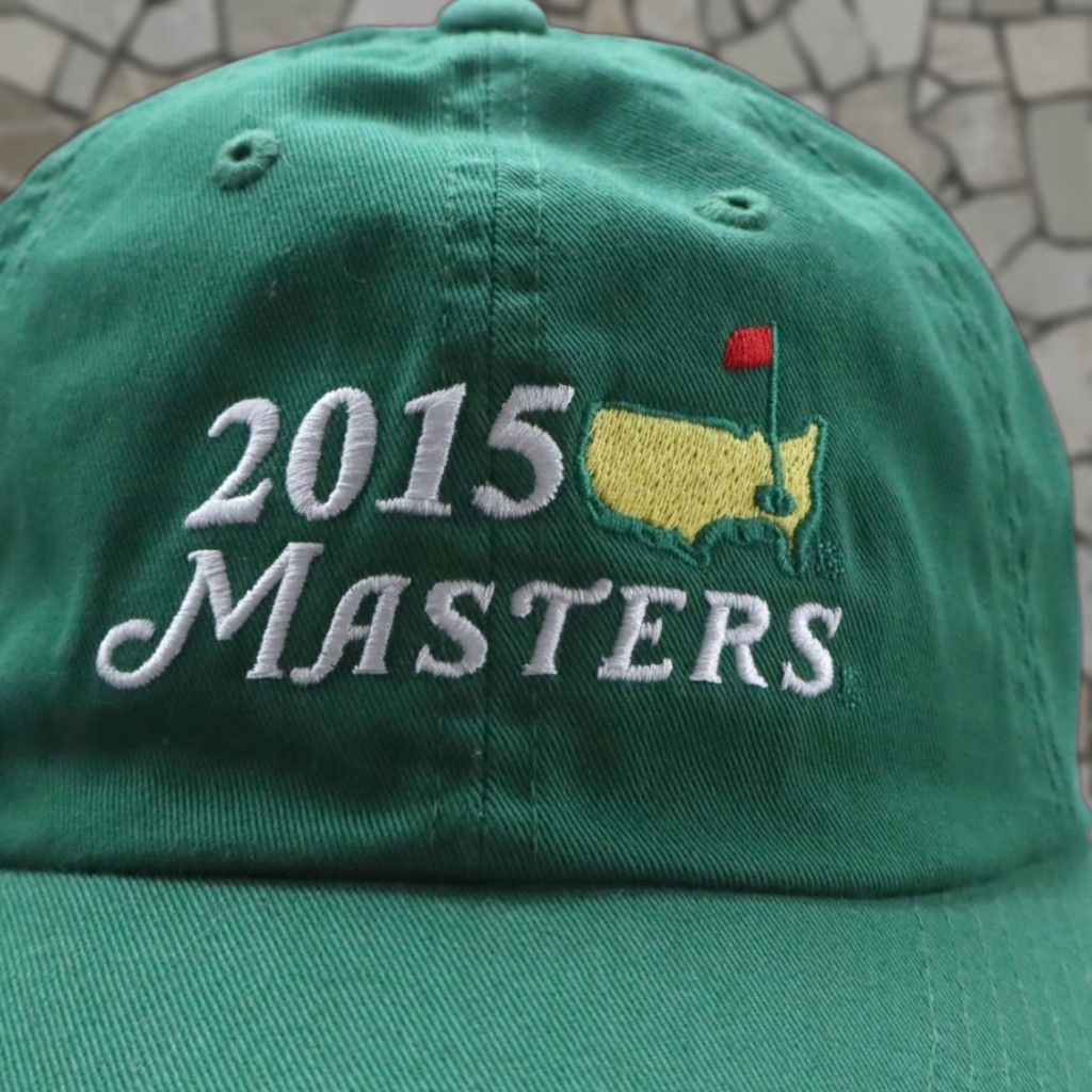 American Needle VINTAGE American Needle The Masters 2015 Green Golf Strapback Hat Men's OS Size ONE SIZE - 1 Thumbnail