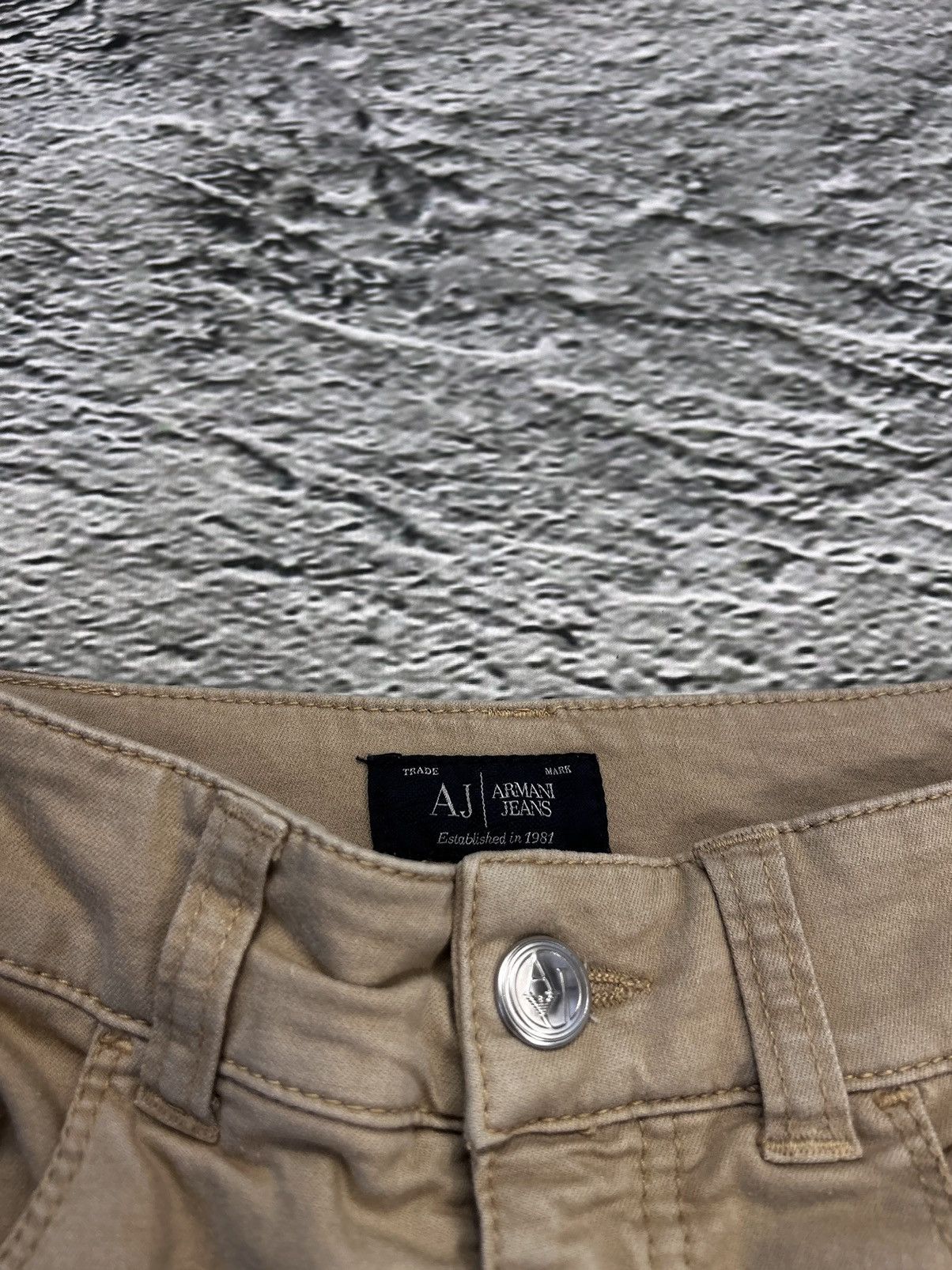 Armani × Vintage Armani vintage beige jeans slim denim pants Size 27" / US 4 / IT 40 - 5 Thumbnail