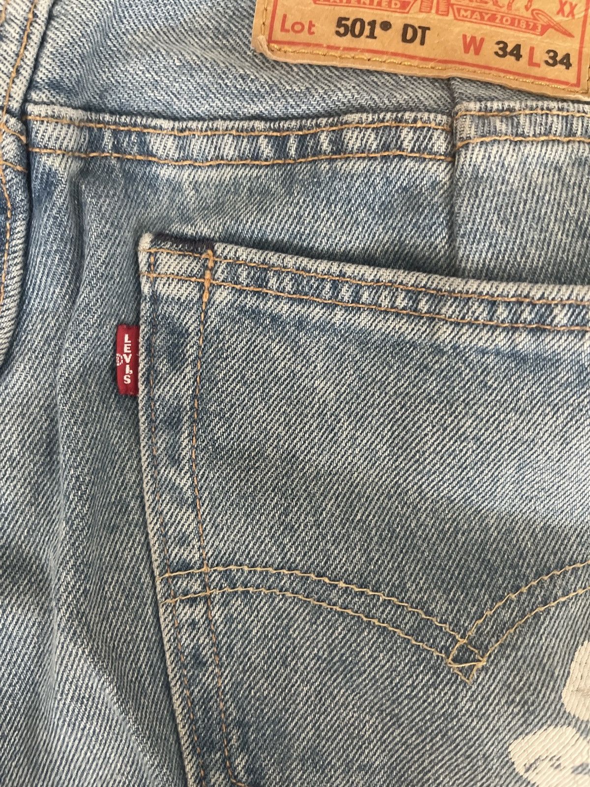 DENIM TEARS × Levi's Denim Tears x Levi’s Cotton Wreath Jeans Size US 34 / EU 50 - 8 Thumbnail