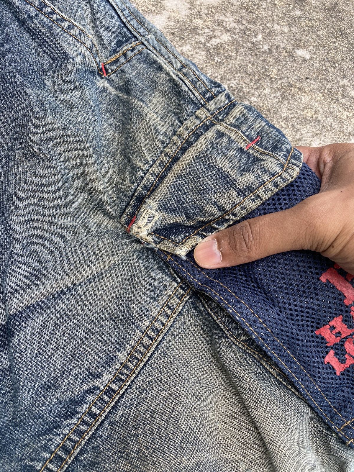 Vintage Vintage Distressed Piko Shorts Surfwear Hip Hop Jorts Pants Size US 37 - 14 Thumbnail