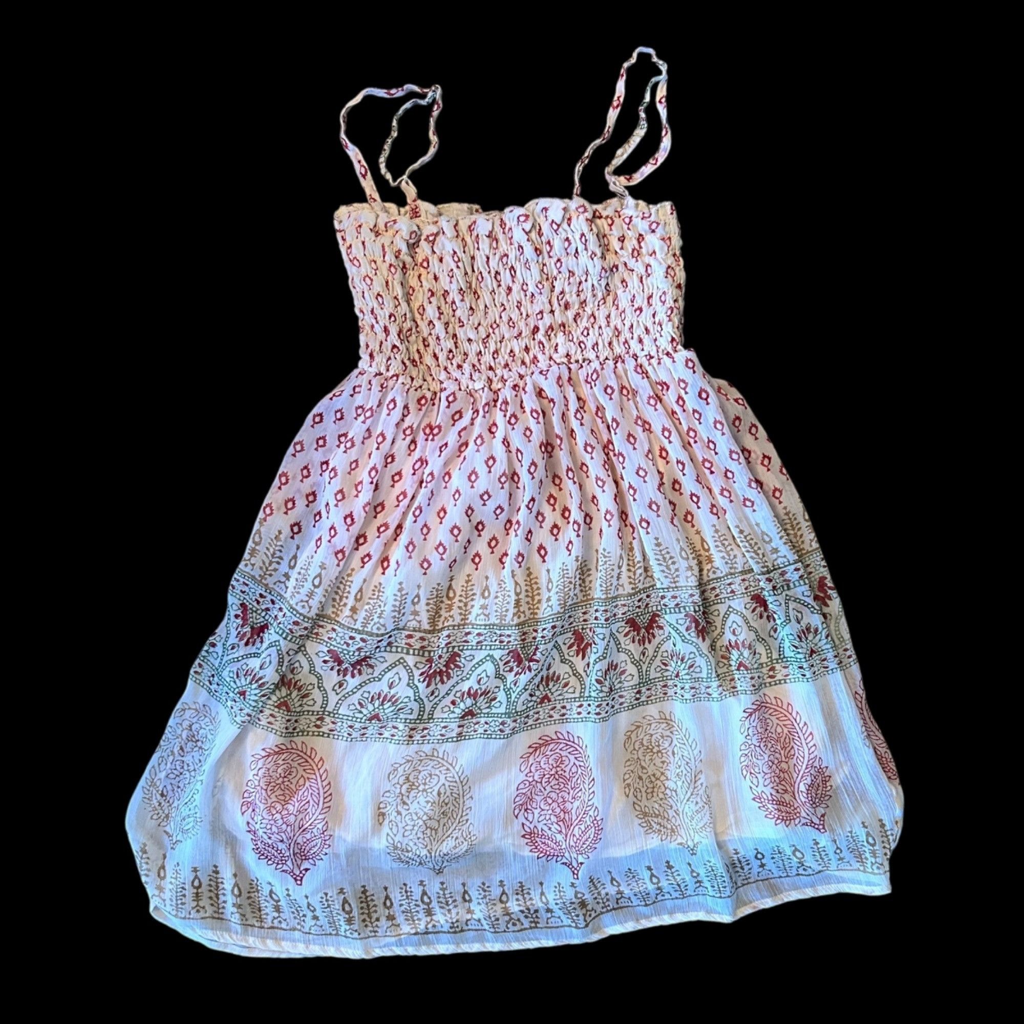 C&A Yessica By C&A Bohemian Geometric Lined Flowy Babybdoll Tuni Size S / US 4 / IT 40 - 1 Thumbnail