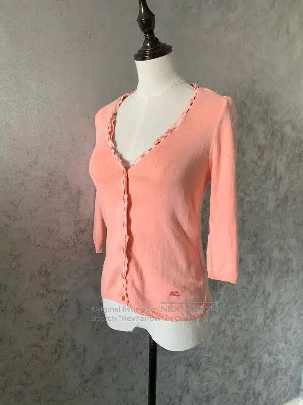 Other Burberry Pink Cotton Long Cardigan for Women. Size M / US 6-8 / IT 42-44 - 2 Thumbnail