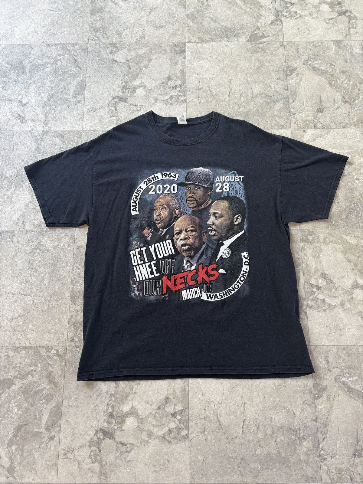 Vintage BLM Vintage Tee Size US L / EU 52-54 / 3 - 1 Thumbnail