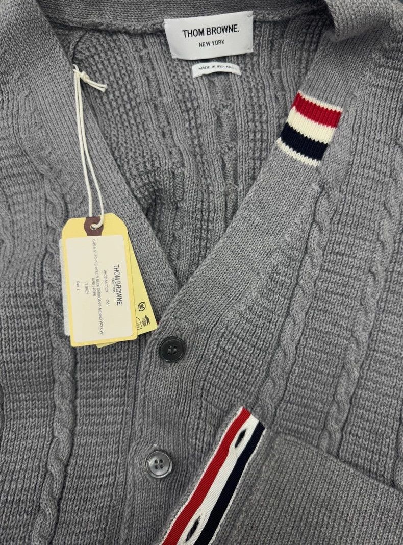 Thom Browne Thom Browne Knitted cardigans Size US M / EU 48-50 / 2 - 5 Thumbnail