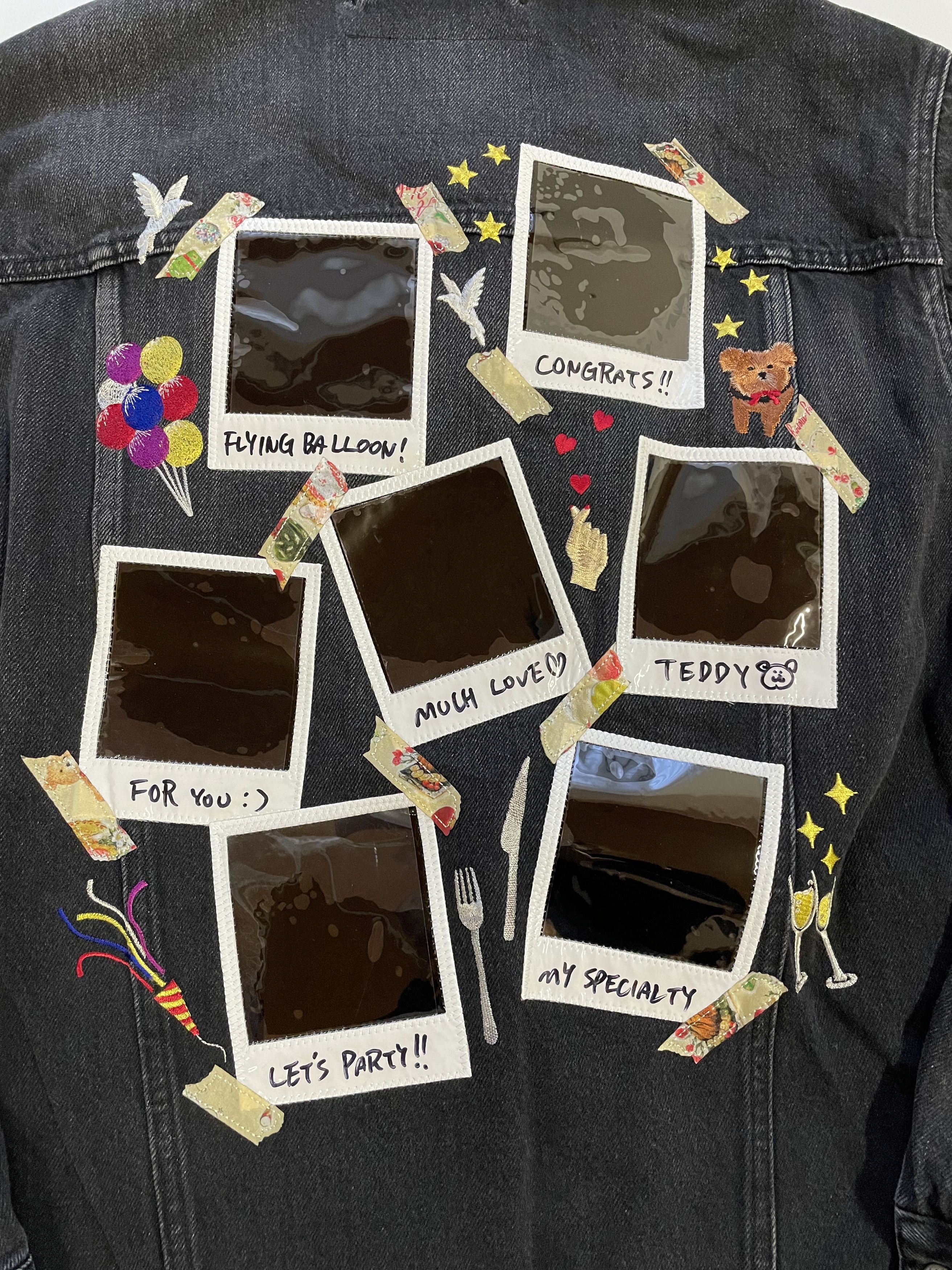Doublet Doublet Memorial Polaroid Denim Jacket (0584) Size US M / EU 48-50 / 2 - 9 Thumbnail