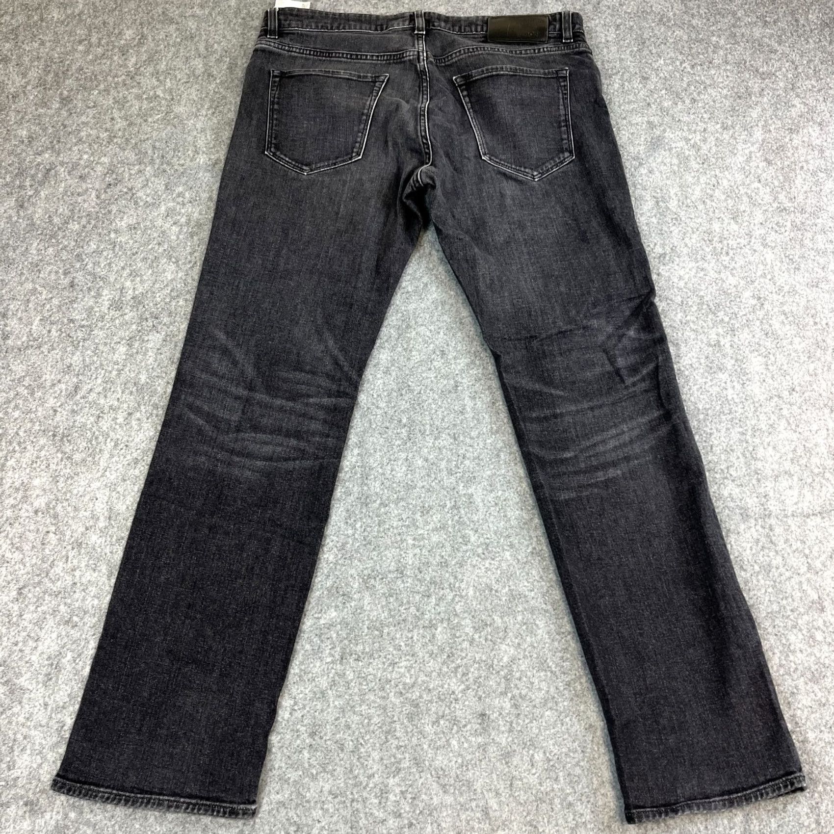 Hugo Boss HUGO BOSS Jeans Regular Tapered 34 30 Charcoal Grey Denim 5-Pocket Design Wool? Size US 34 / EU 50 - 2 Thumbnail