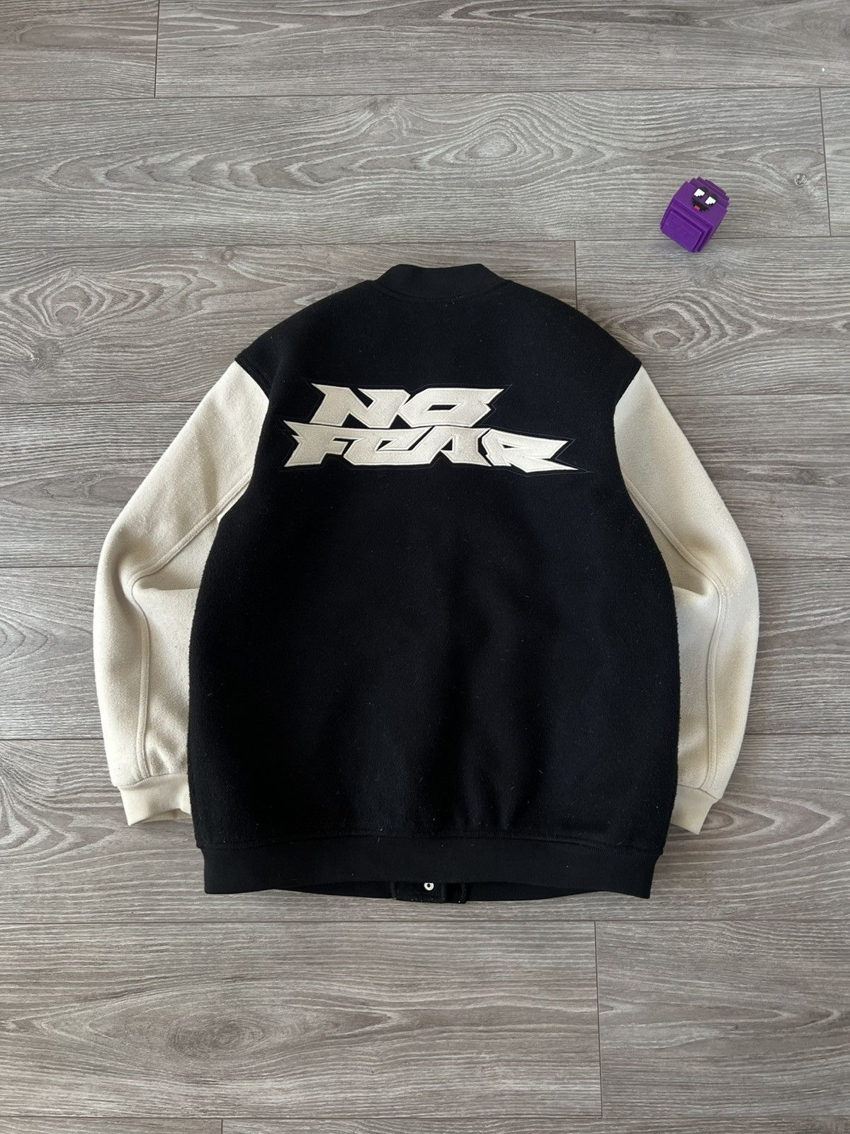 No Fear ‼️Teddy Fleece No Fear x H&M Big Logo Avant Garde Y2K Bomber Size US M / EU 48-50 / 2 - 7 Thumbnail