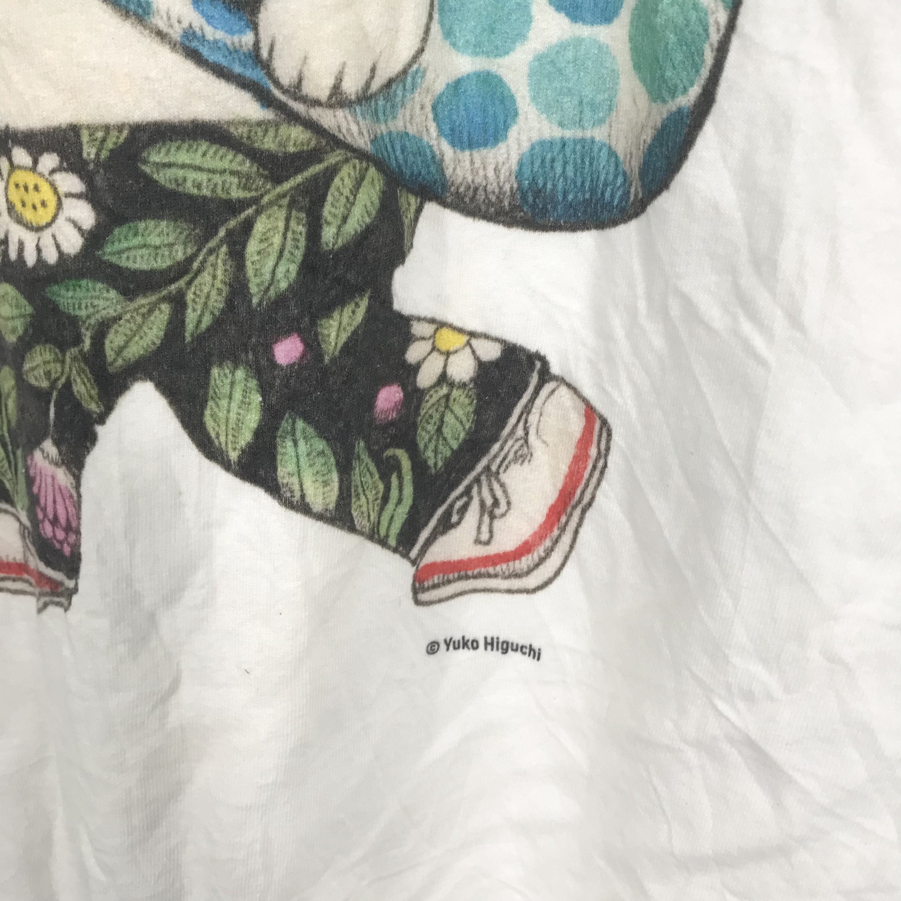 Vintage RARE vintage Yuko Higuchi plant tee artwork phototee Shirt Size US L / EU 52-54 / 3 - 4 Thumbnail