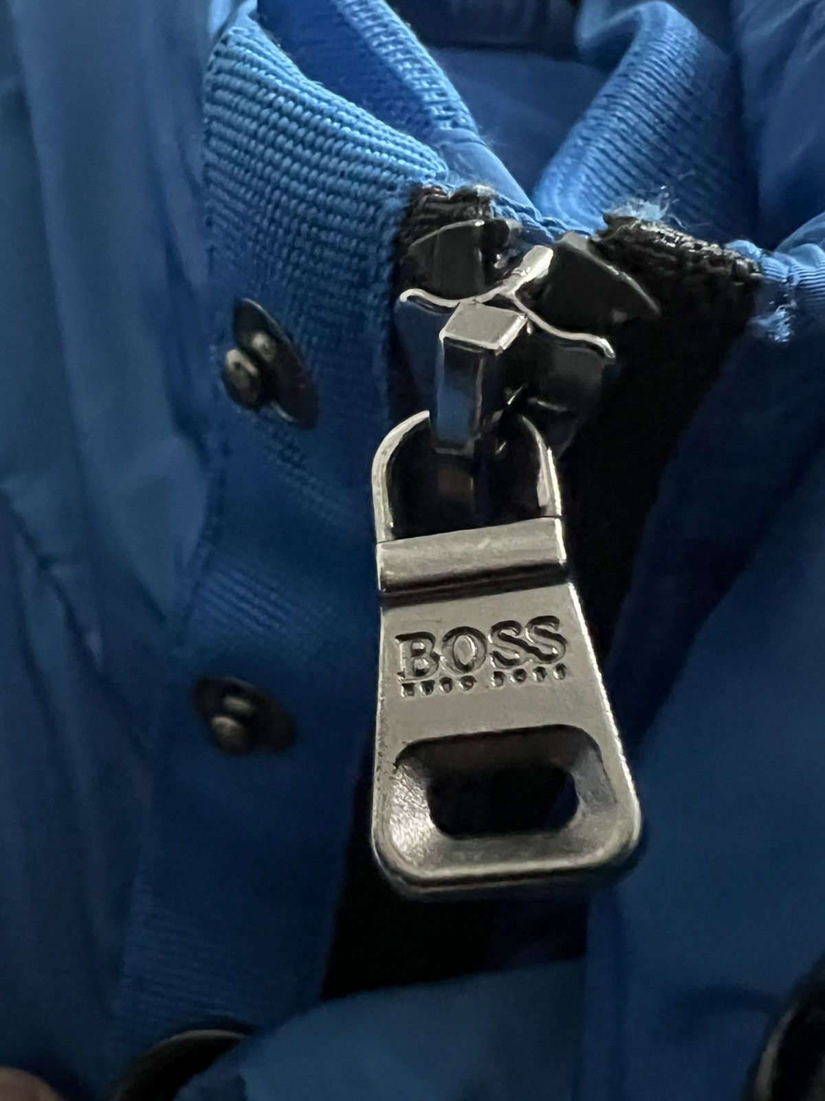 Hugo Boss Hugo boss zipper jacket 'Orgent-W' Waxed Cotton blend Size US L / EU 52-54 / 3 - 5 Thumbnail