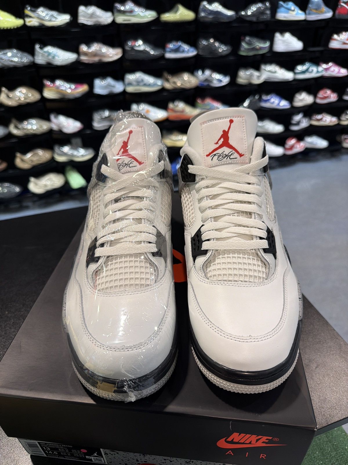 Jordan Brand Jordan 4 White Cements Size-13 Brand New Quick Ship Size US 13 / EU 46 - 3 Thumbnail