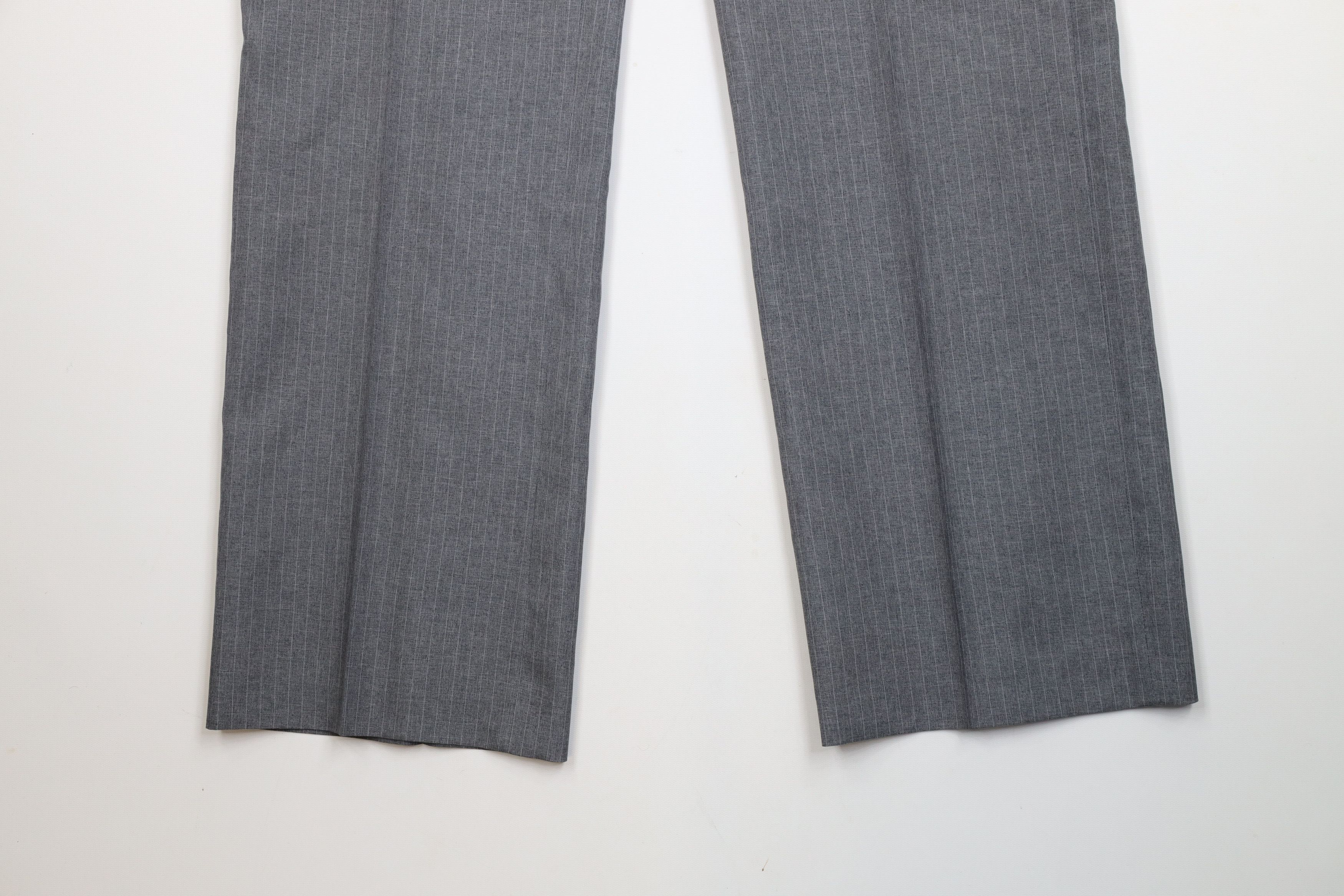 Vintage Vintage 70s Streetwear Knit Wide Leg Chino Pants Gray USA Size US 38 / EU 54 - 4 Thumbnail