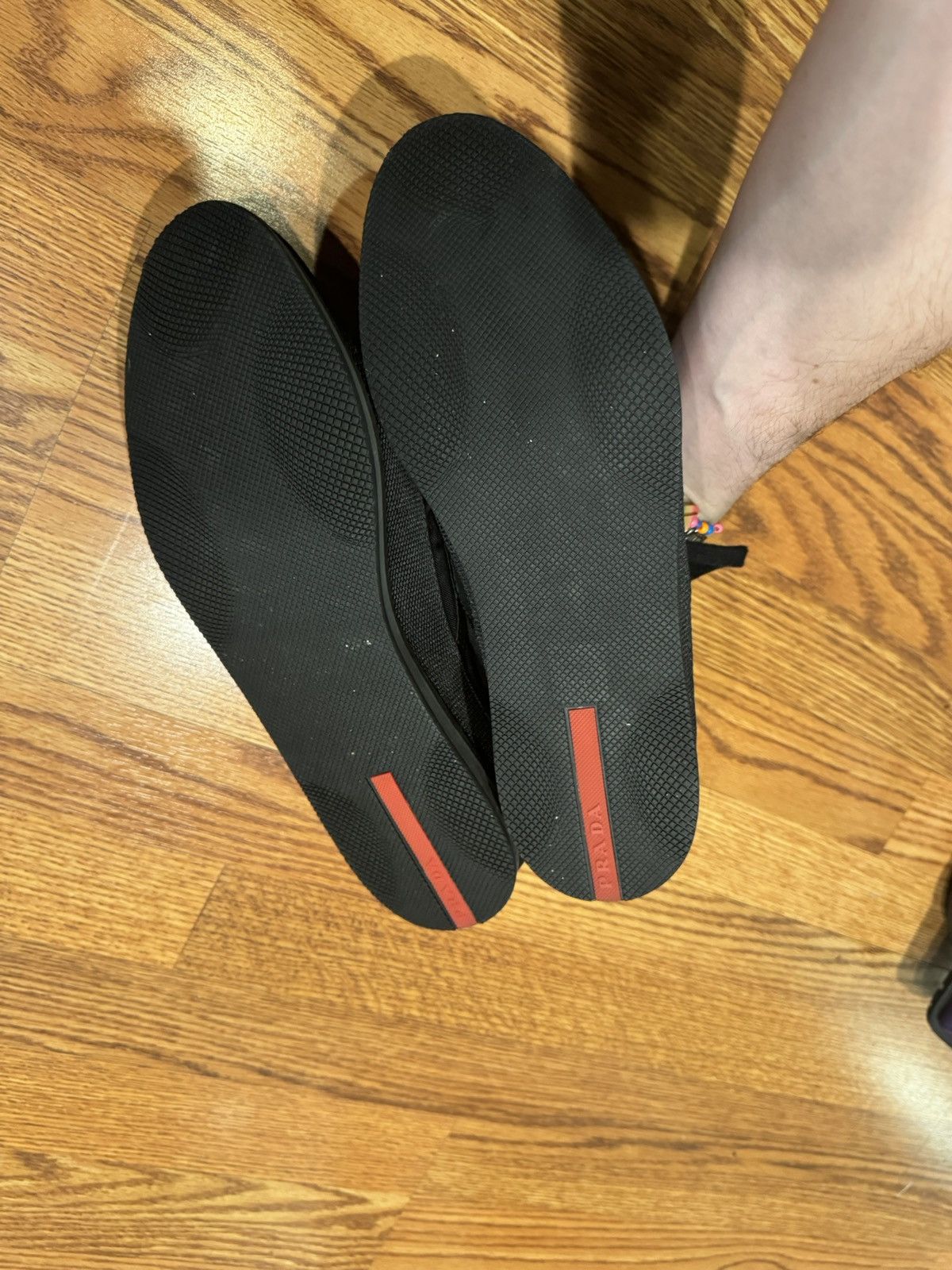 Prada PRADA ESPADRILLES SHOES 4E3114 BLACK NYLON Men’s size 9 Size US 9 / EU 42 - 2 Thumbnail
